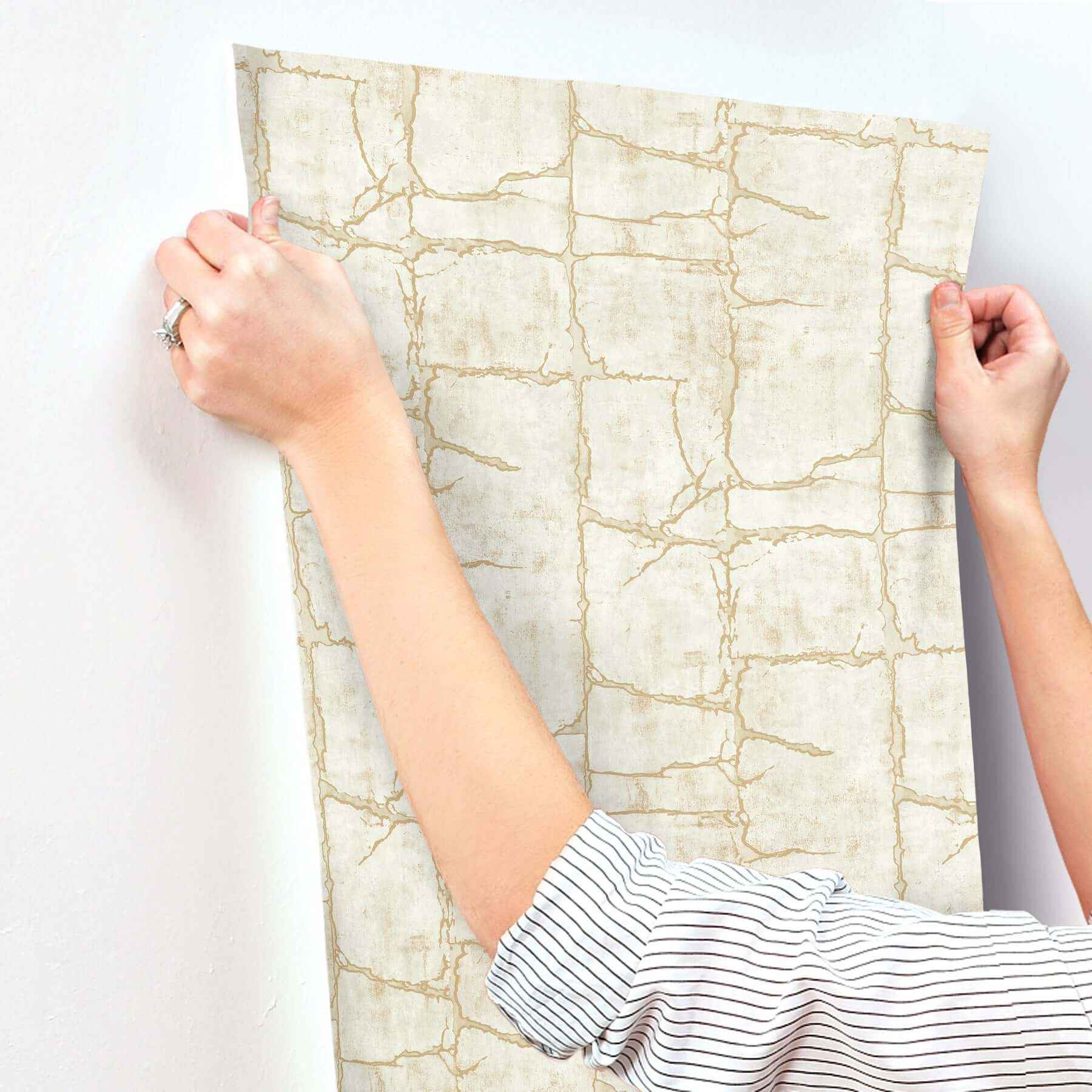 Mojave Gold Wallpaper - York Wallcoverings - GN2584 - York Wallcoverings Wallpaper