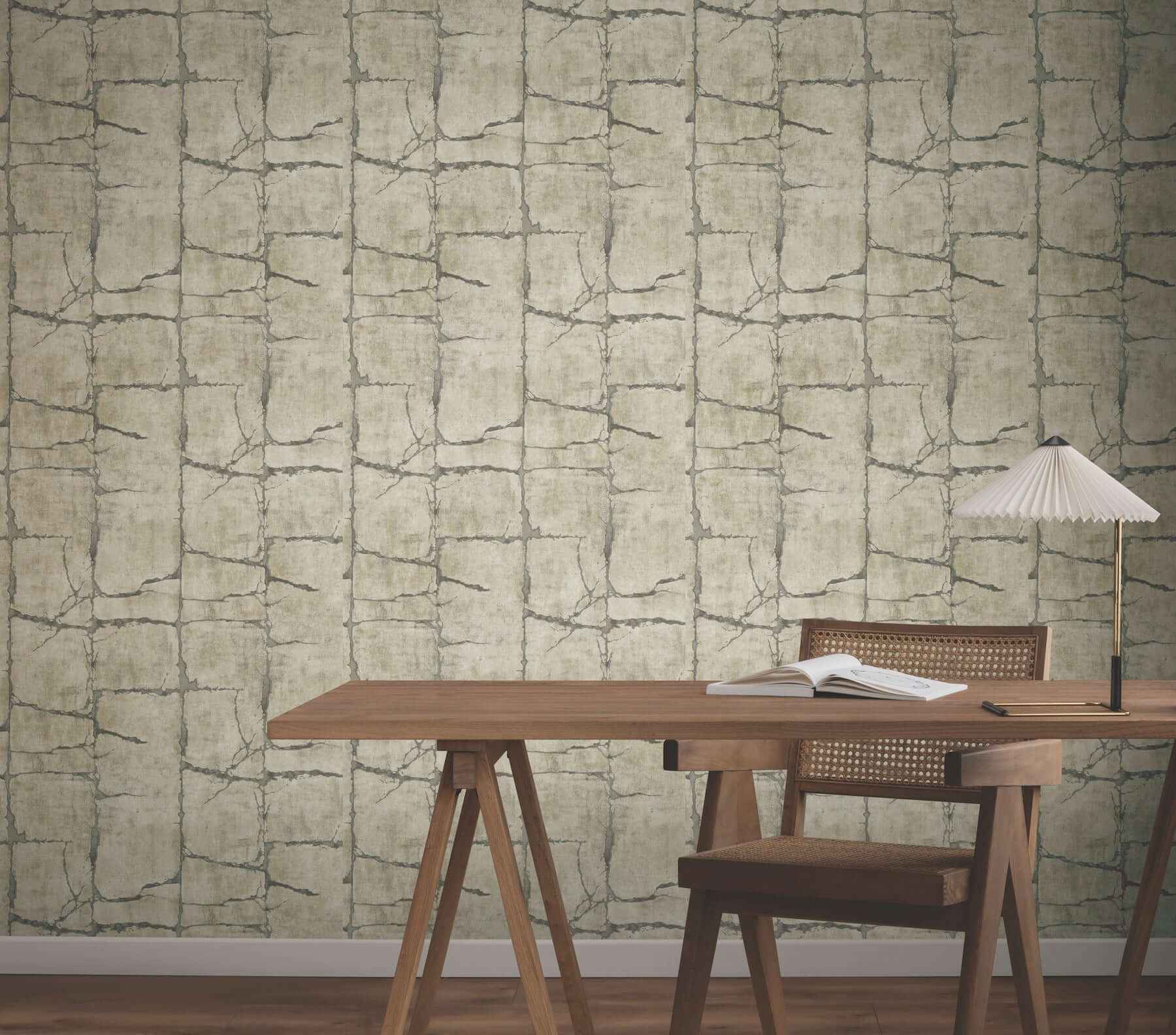 Mojave Taupe Wallpaper - York Wallcoverings - GN2581