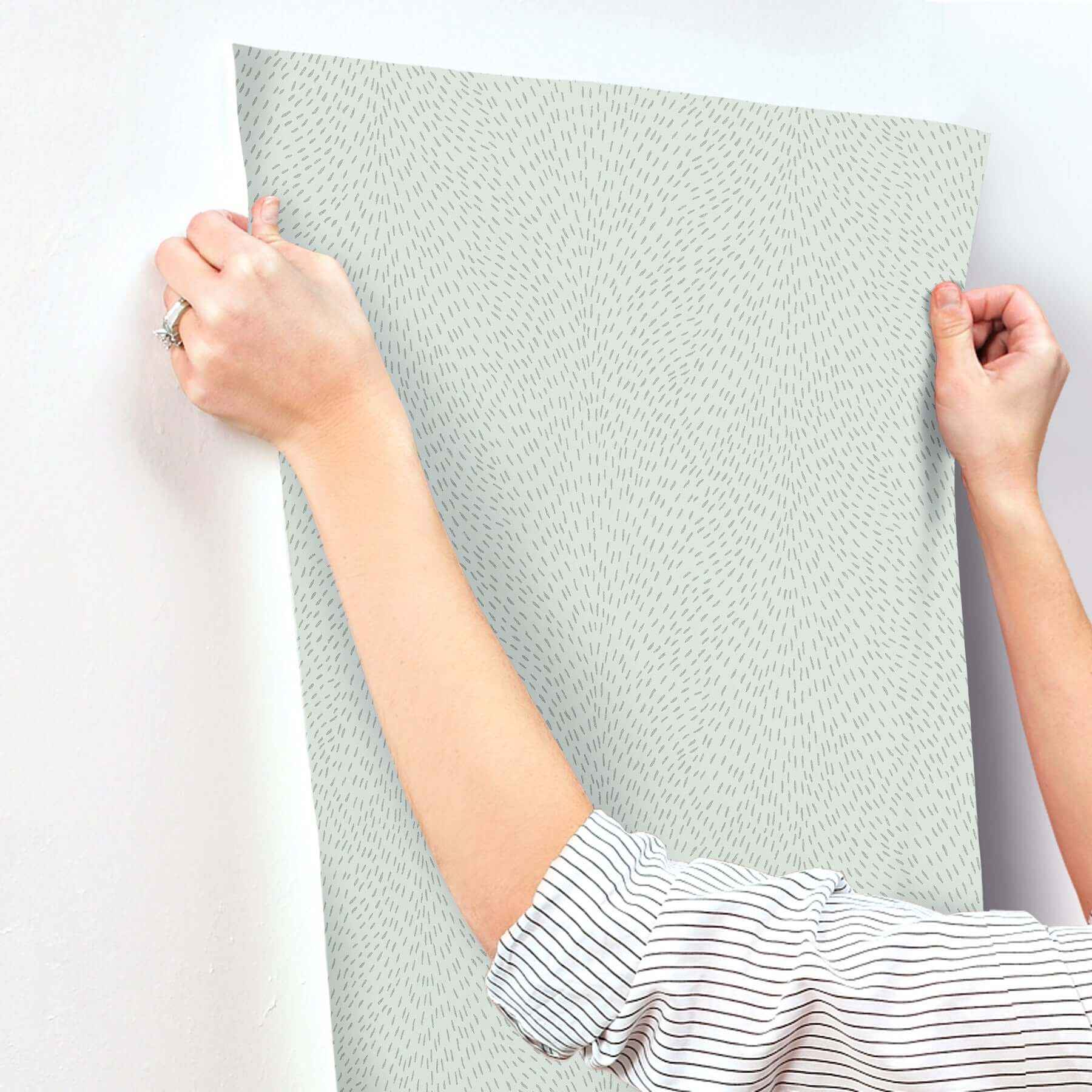 Dew Drop Sea Mist Wallpaper - York Wallcoverings - GN2592 - York Wallcoverings Wallpaper