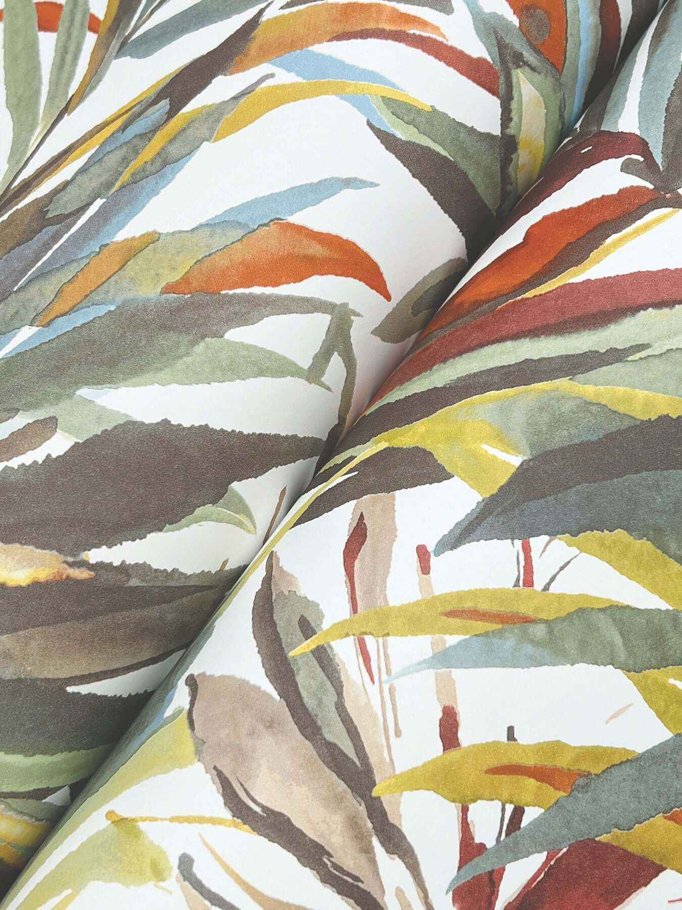 Swaying Palms Rouge & Mink Wallpaper - York Wallcoverings - GN2541 - York Wallcoverings Wallpaper