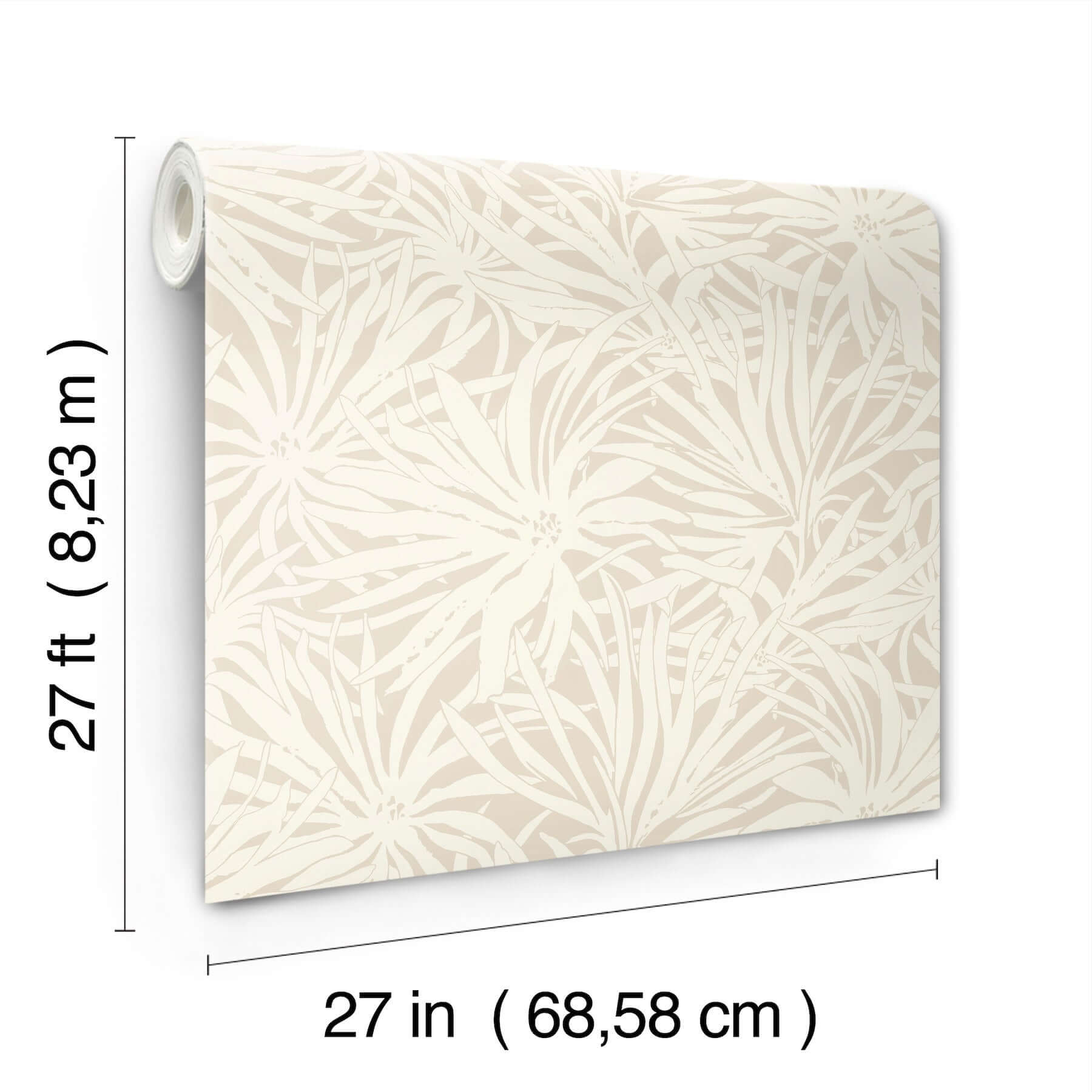 floral-canopy-linen-wallpaper-york-wallcoverings-gn2571 - York Wallcoverings Wallpaper