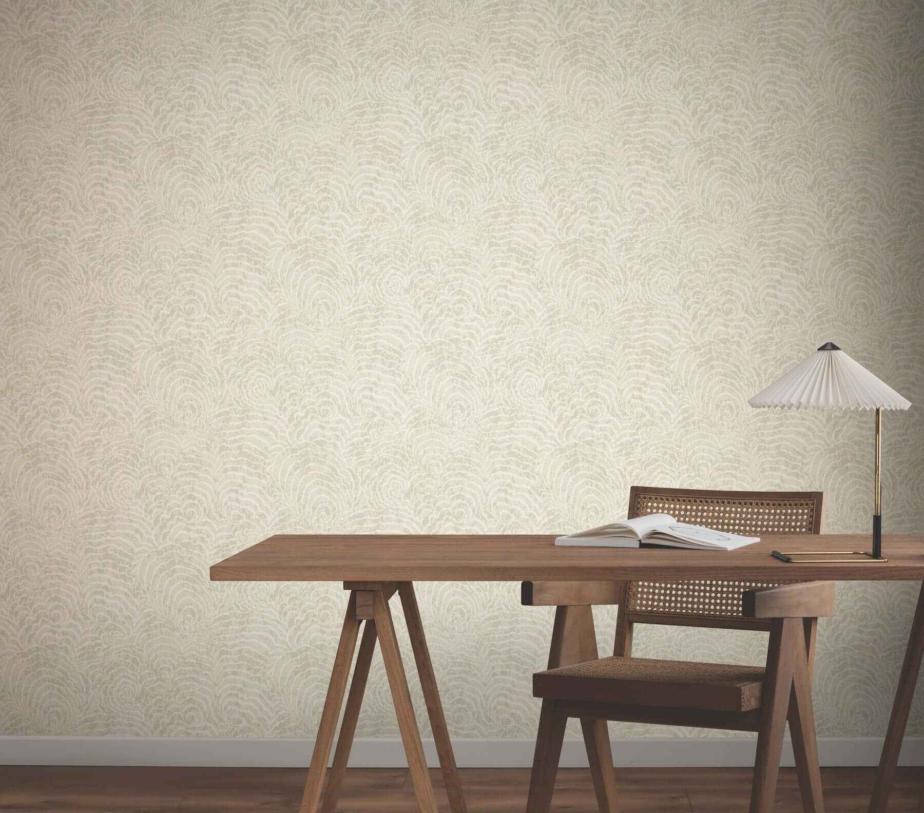 Ocean Jasper Beige Wallpaper - York Wallcoverings - GN2632