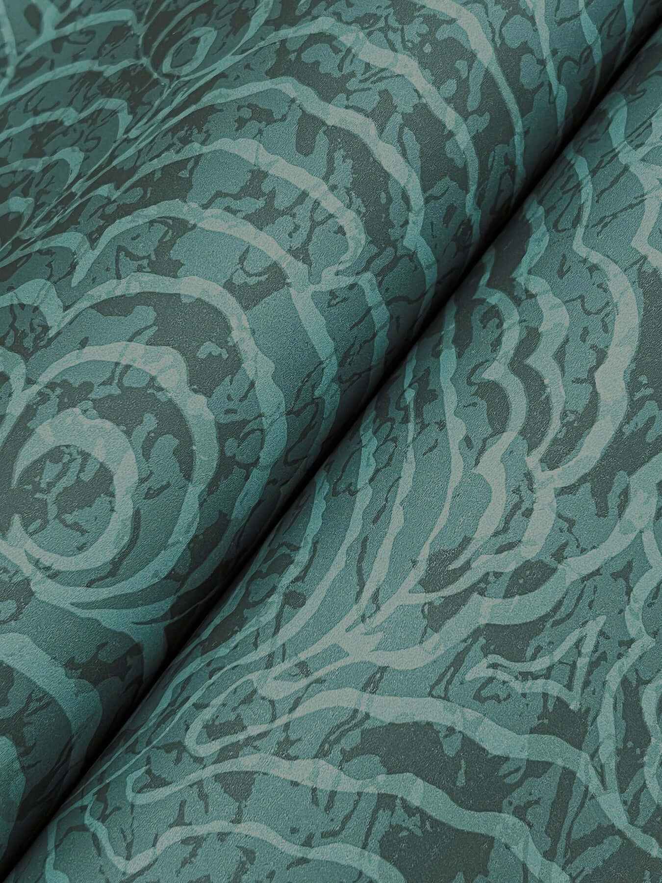 Ocean Jasper Teal Wallpaper - York Wallcoverings - GN2631 - York Wallcoverings Wallpaper