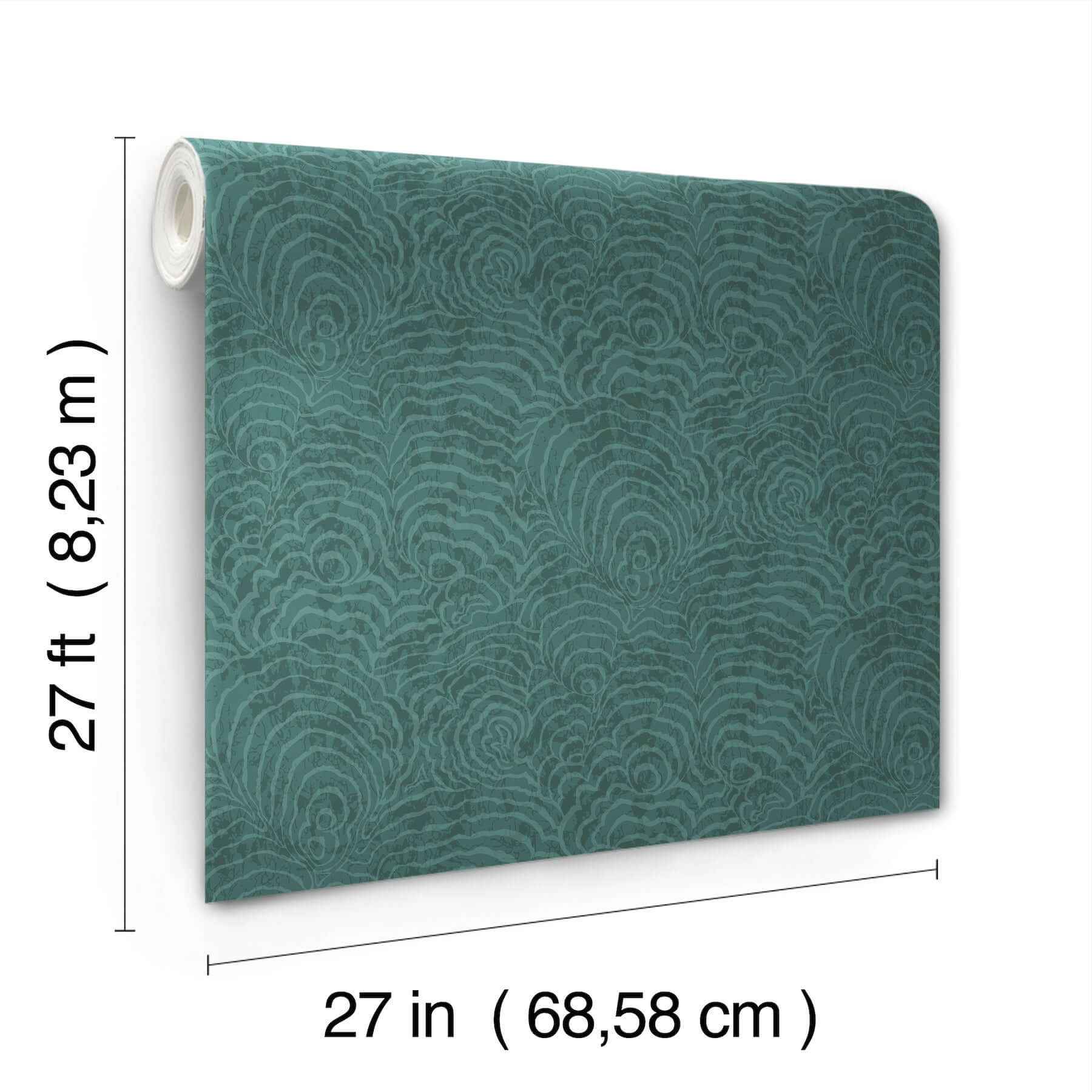 Ocean Jasper Teal Wallpaper - York Wallcoverings - GN2631 - York Wallcoverings Wallpaper