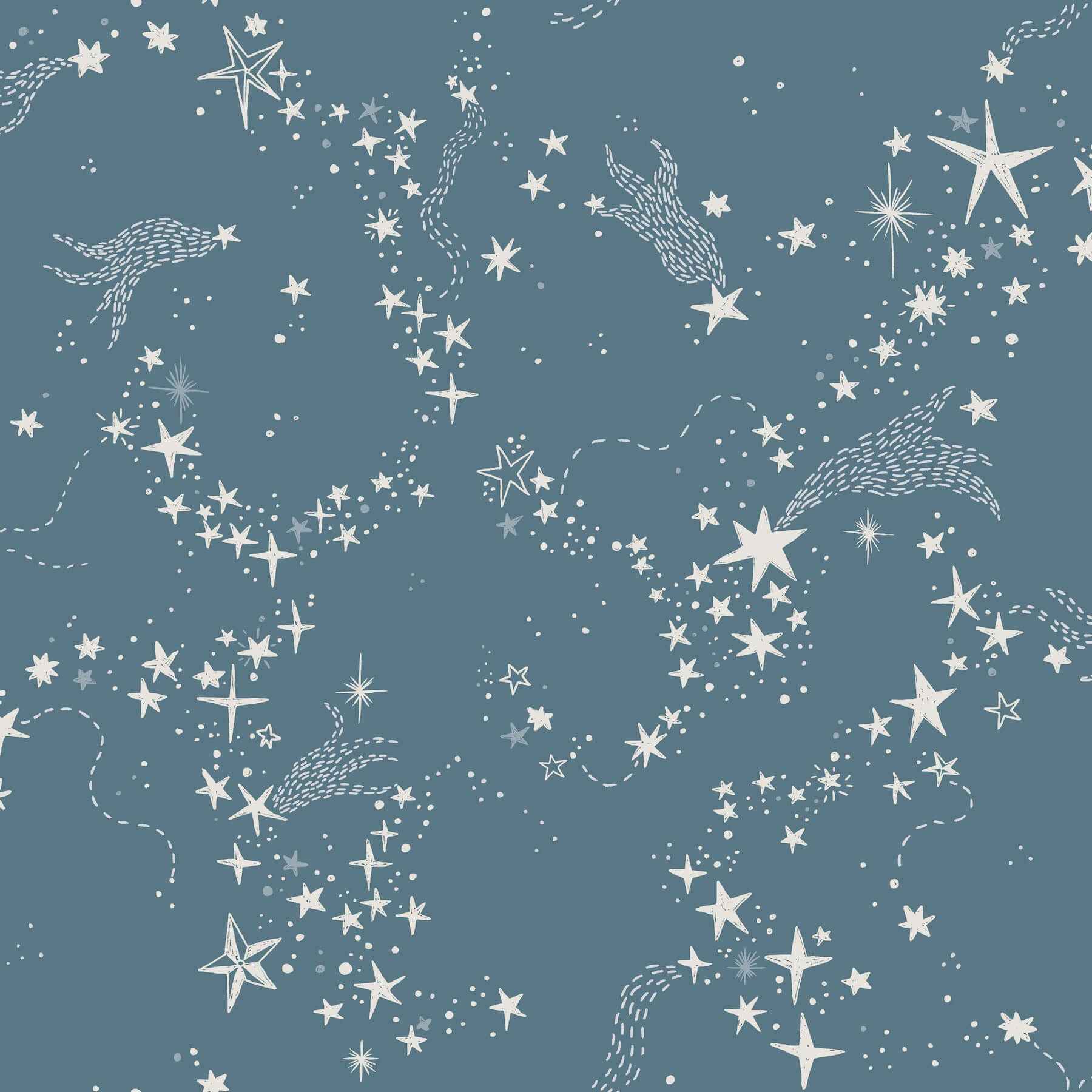 Stjarnhimmel Dark Blue Wallpaper - York Wallcoverings - MB29024