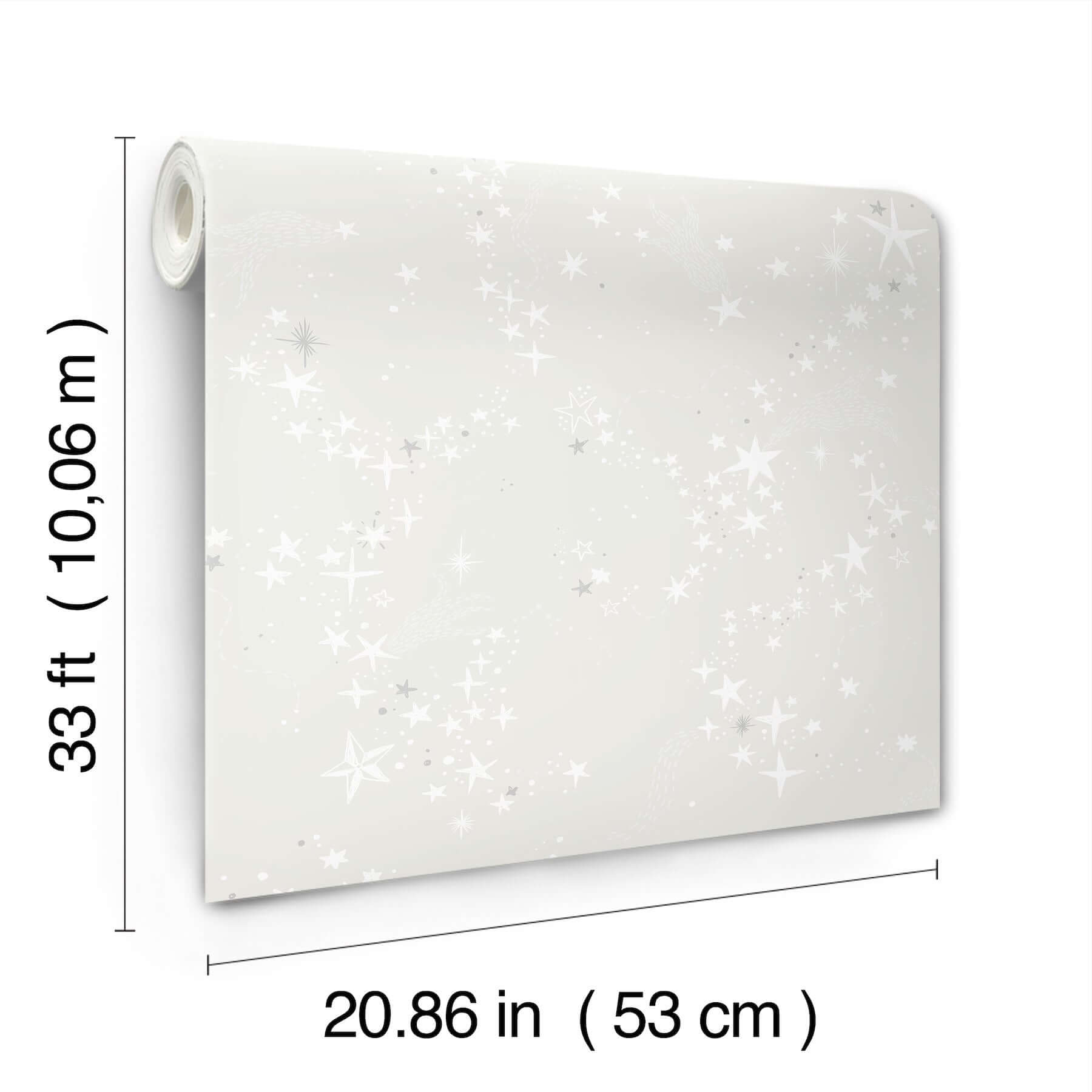 stjarnhimmel-grey-wallpaper-york-wallcoverings-mb29019 - York Wallcoverings Wallpaper
