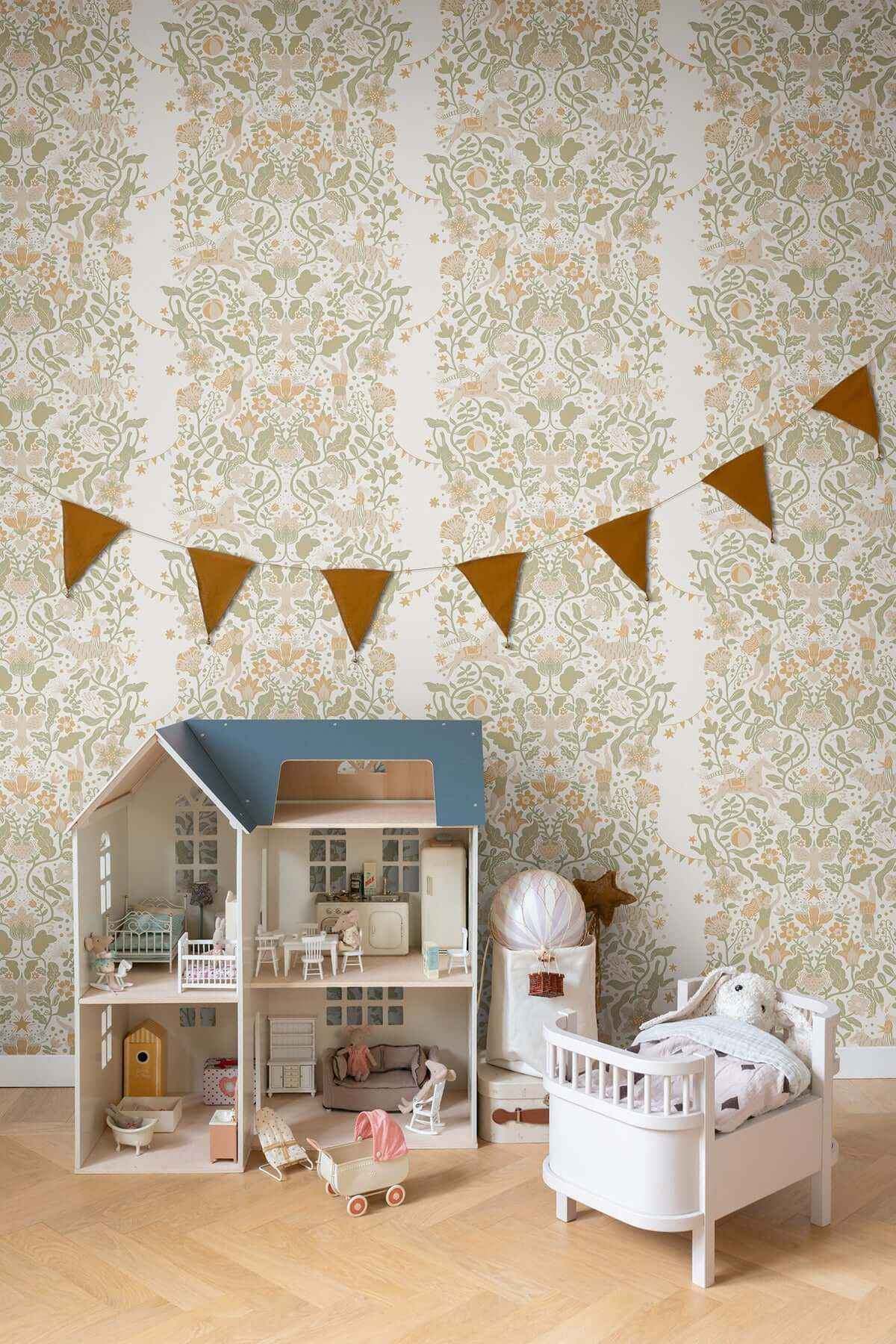 Cirkus Moss Wallpaper - York Wallcoverings - MB29025 - York Wallcoverings Wallpaper