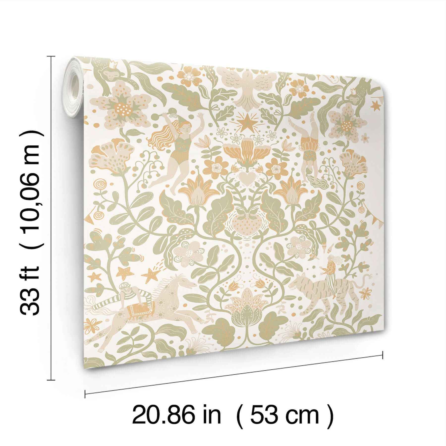 Cirkus Moss Wallpaper - York Wallcoverings - MB29025 - York Wallcoverings Wallpaper