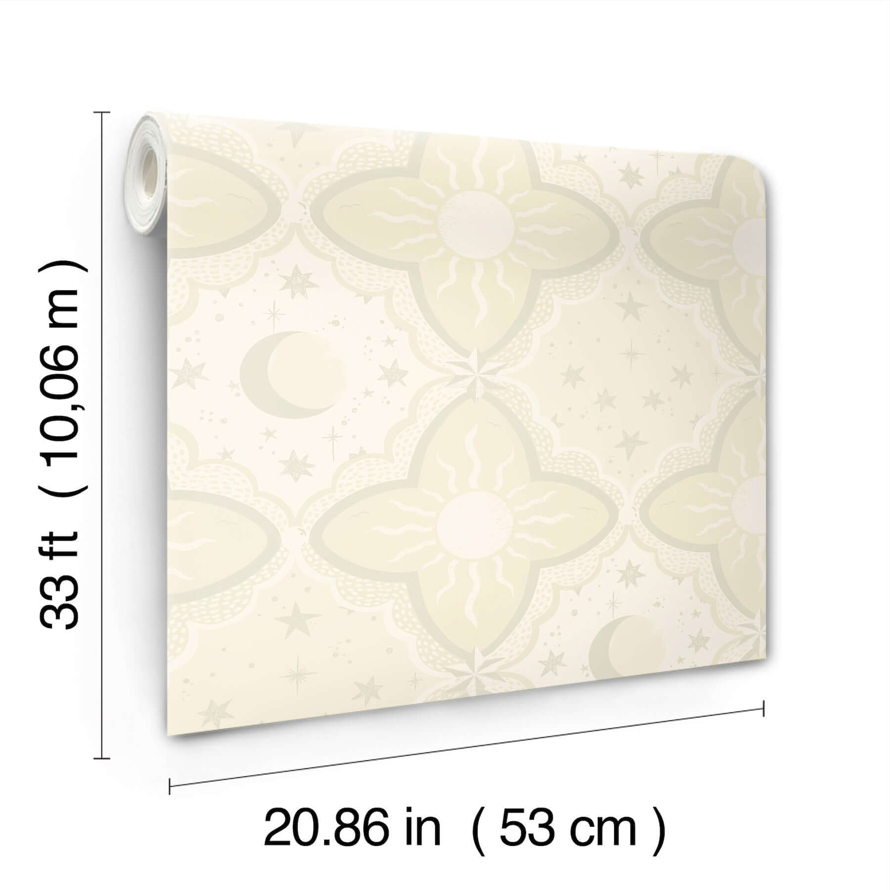 sol-mane-beige-wallpaper-york-wallcoverings-mb29031 - York Wallcoverings Wallpaper