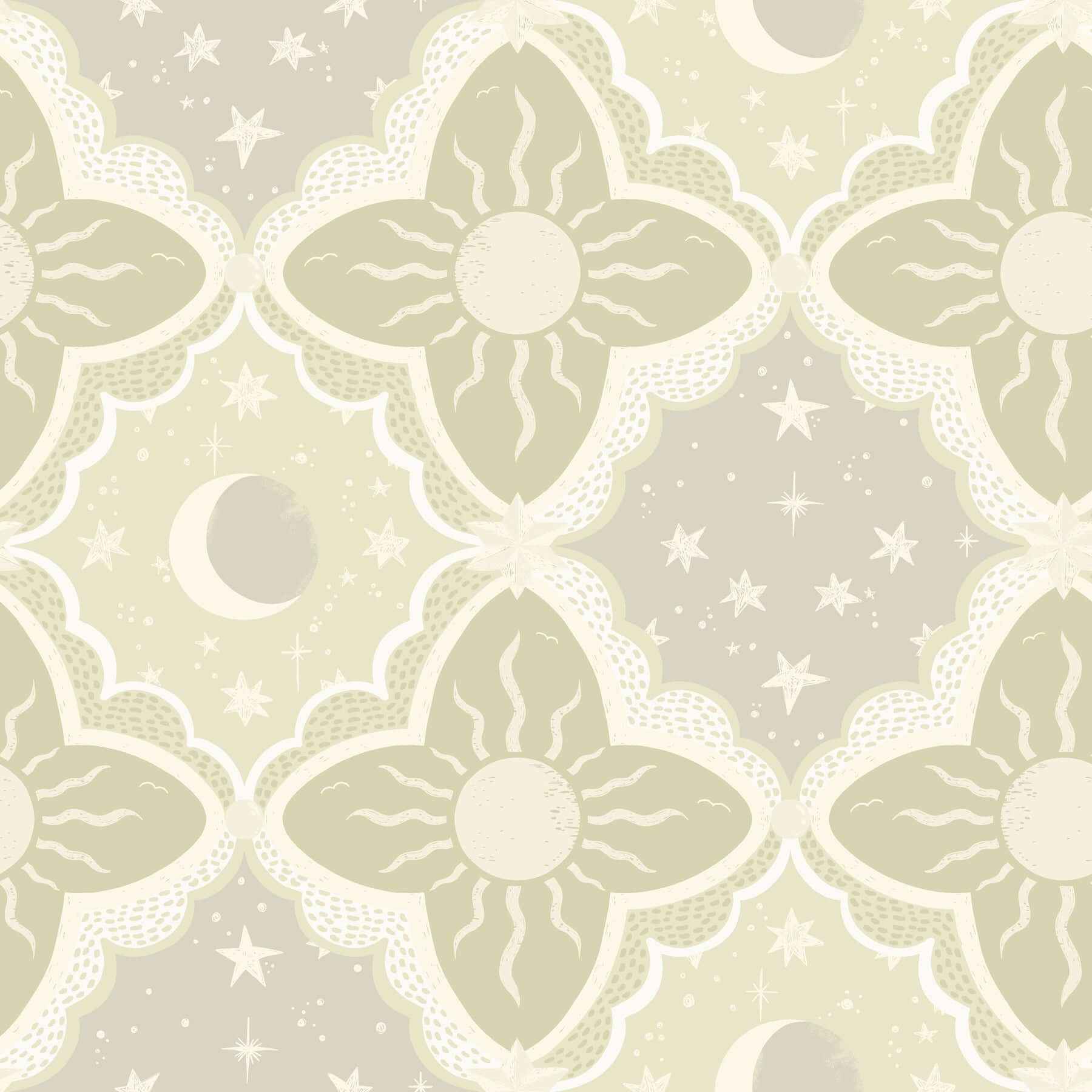 Sol & Mane Green Wallpaper - York Wallcoverings - MB29033 - York Wallcoverings Wallpaper