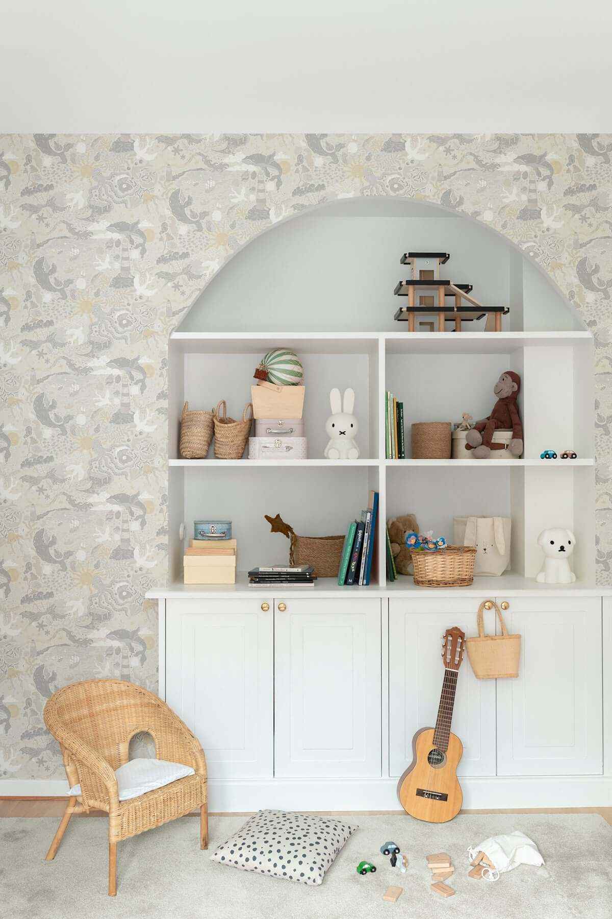 Havet Grey Wallpaper - York Wallcoverings - MB29016 - York Wallcoverings Wallpaper