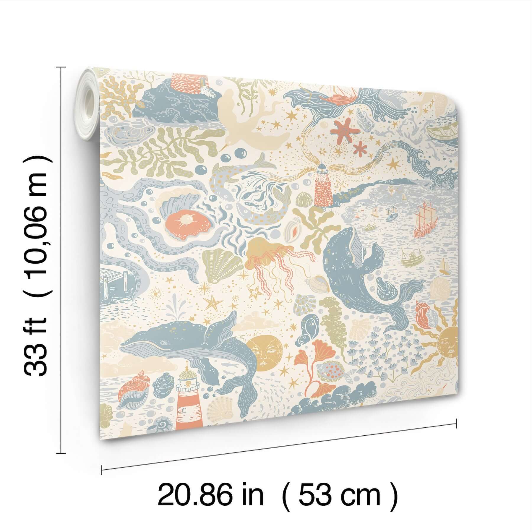 havet-multi-wallpaper-york-wallcoverings-mb29015 - York Wallcoverings Wallpaper