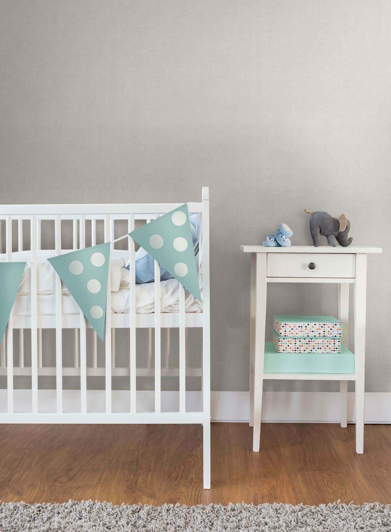 Vava Vitmossa Light Grey Wallpaper - York Wallcoverings - MB16020 - York Wallcoverings Wallpaper