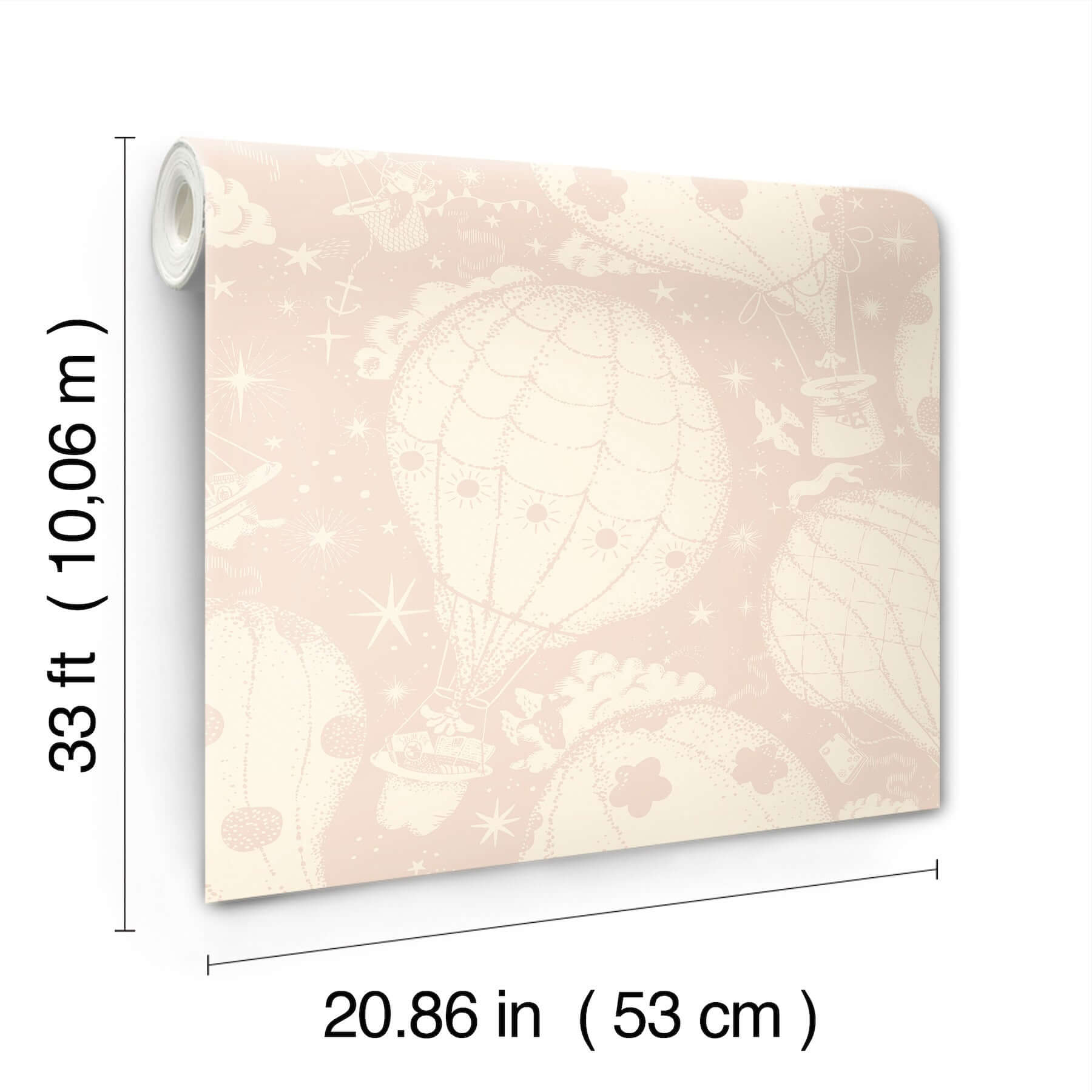 ballongerna-pink-wallpaper-york-wallcoverings-mb29003 - York Wallcoverings Wallpaper