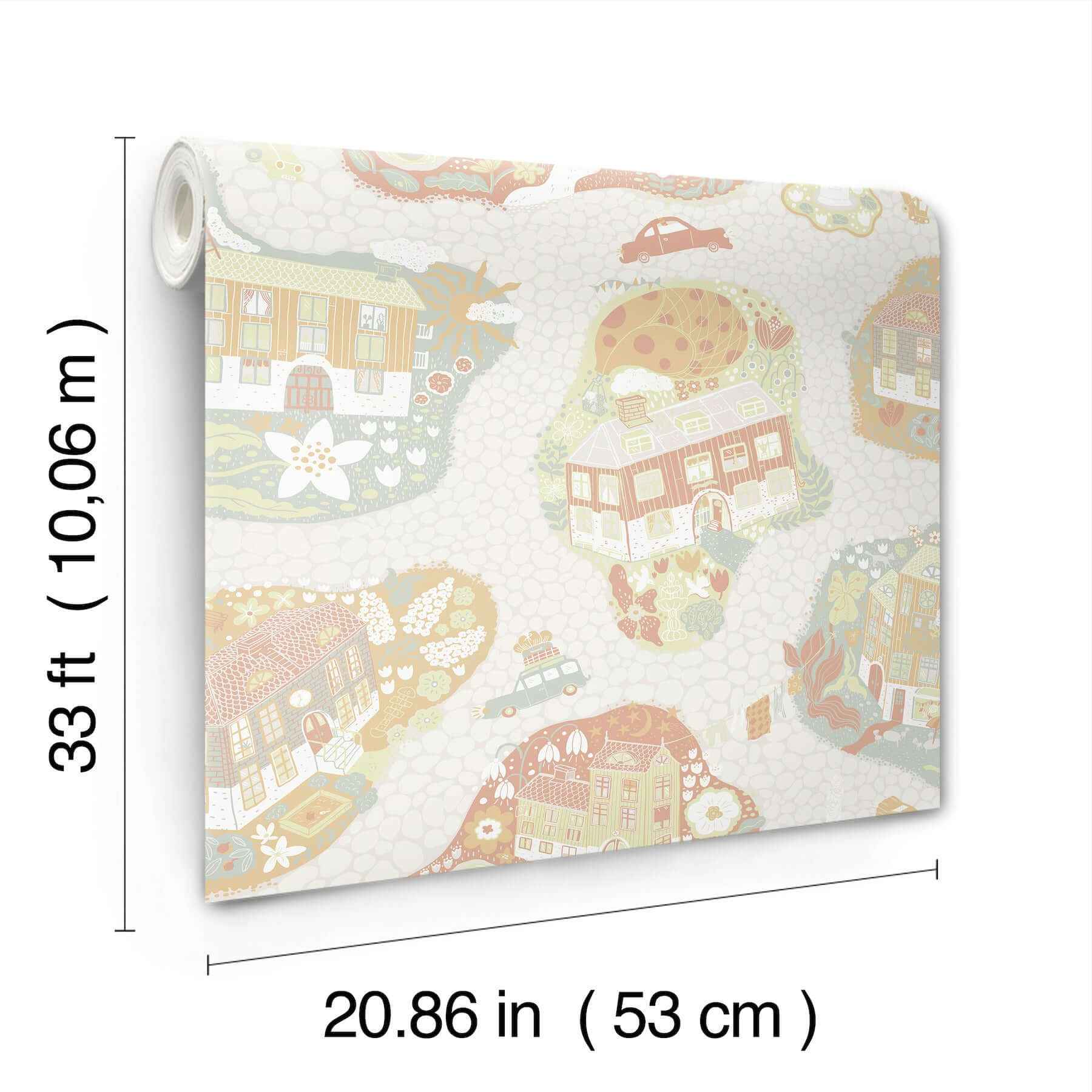 Staden Grey Wallpaper - York Wallcoverings - MB29007 - York Wallcoverings Wallpaper