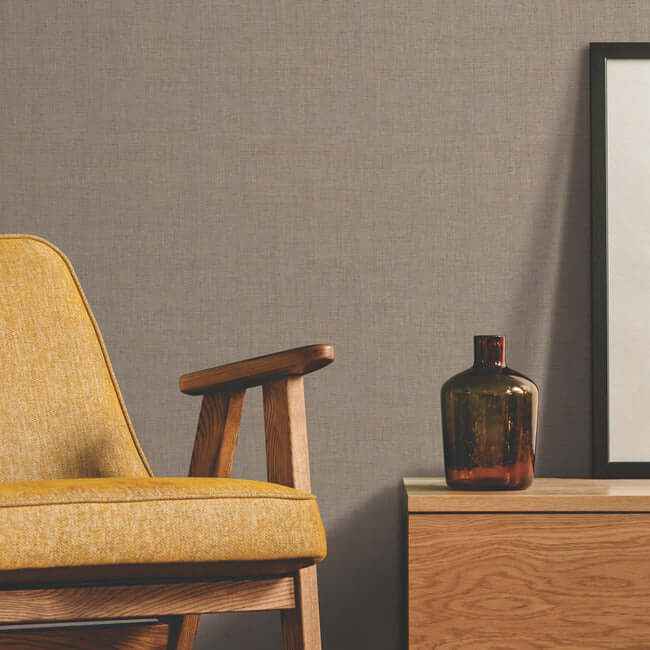 Cadence Warm Walnut York High Performance Textile Wallcovering - York Wallcoverings - 212-03 - York Wallcoverings Wallpaper
