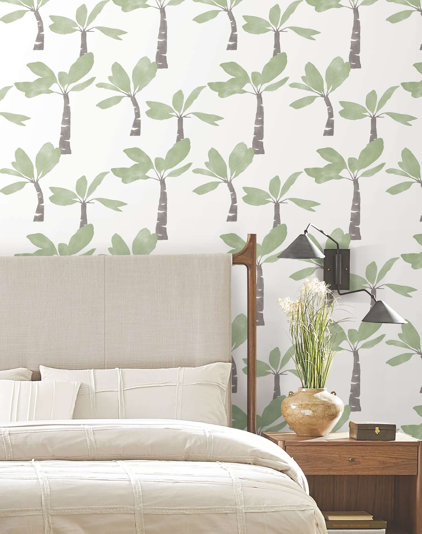 painted-oasis-leaf-green-wallpaper-york-wallcoverings-zm2839 - York Wallcoverings Wallpaper