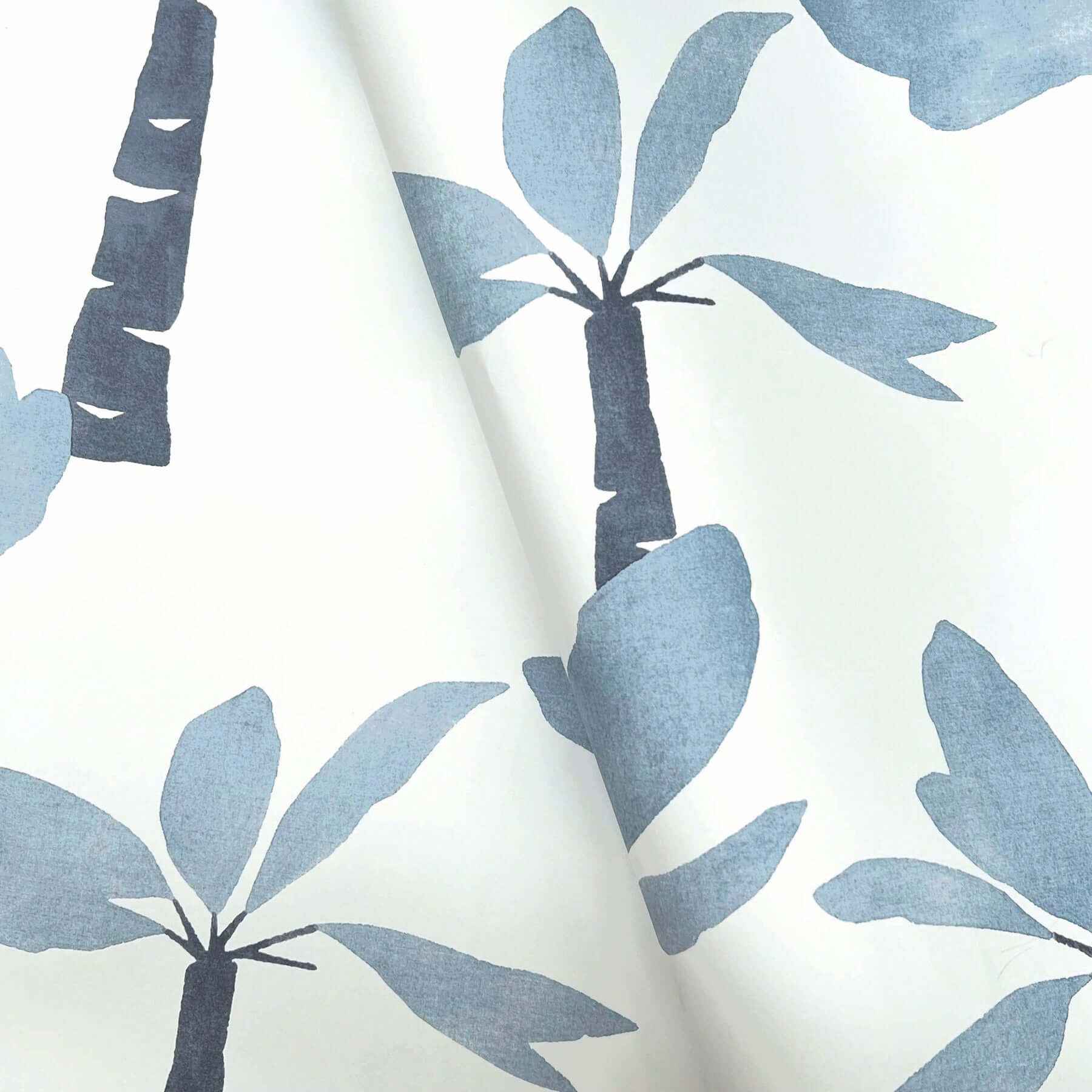 Painted Oasis Ultramarine Wallpaper - York Wallcoverings - ZM2837 - York Wallcoverings Wallpaper