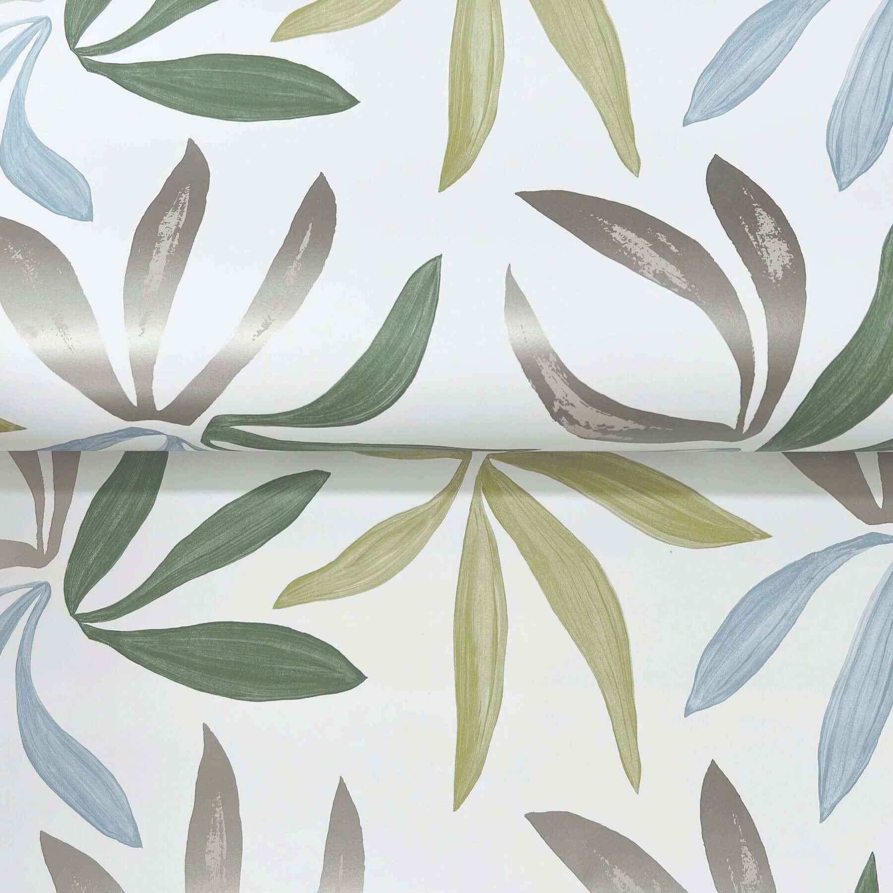 Little Garden Alpine & Sky & Silver Wallpaper - York Wallcoverings - ZM2813 - York Wallcoverings Wallpaper