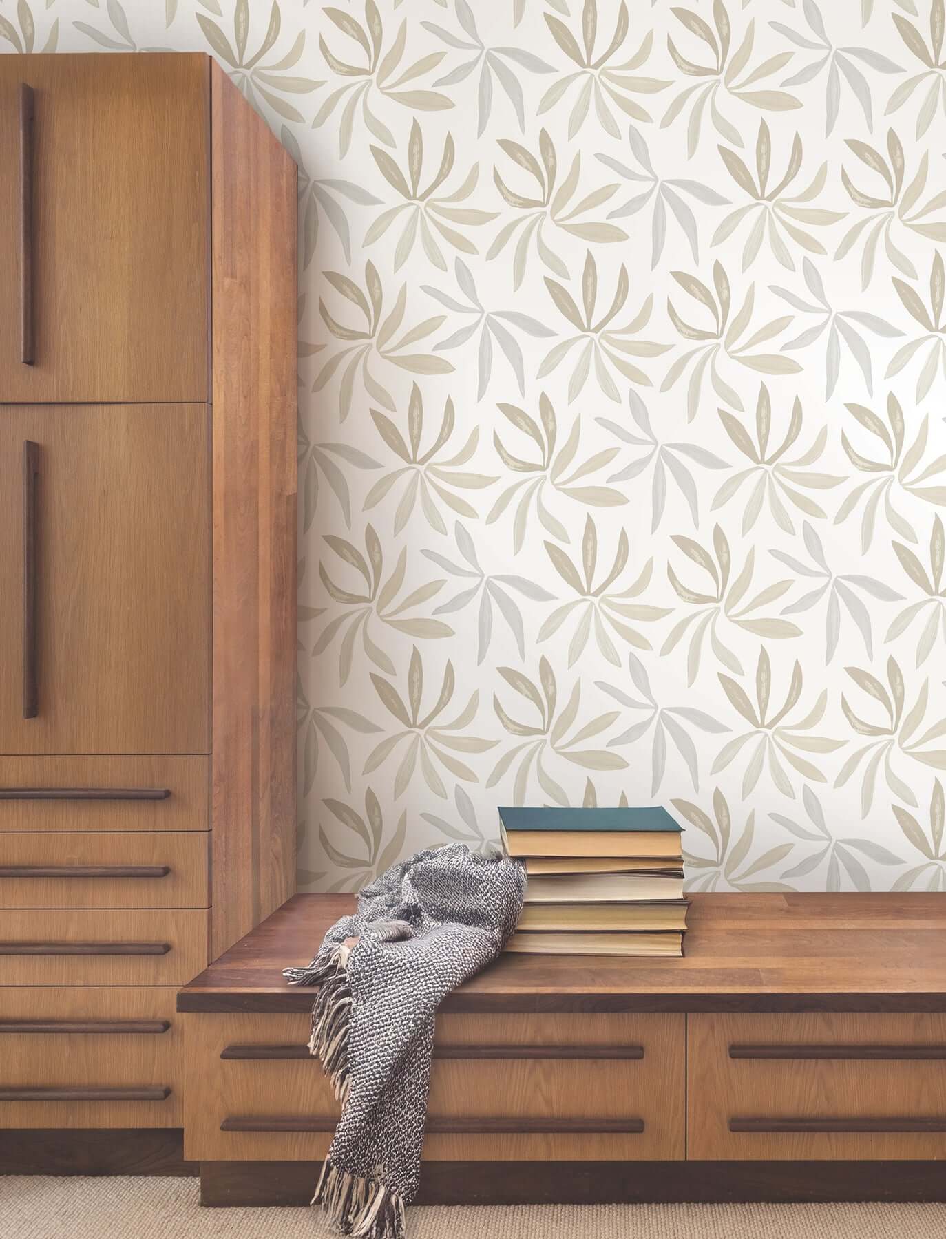 little-garden-neutral-pearl-wallpaper-york-wallcoverings-zm2815 - York Wallcoverings Wallpaper