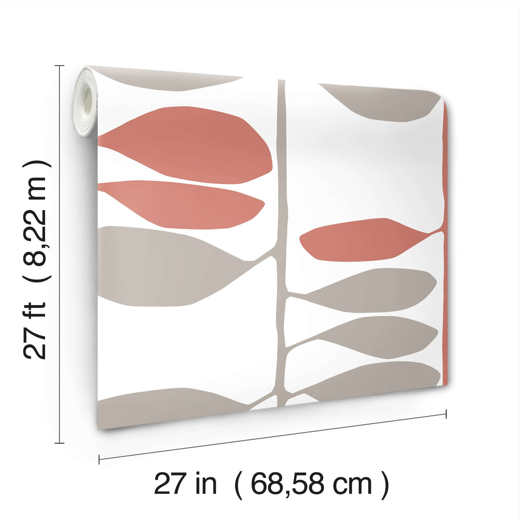 sculpted-vines-vermillion-graphite-wallpaper-york-wallcoverings-zm2802 - York Wallcoverings Wallpaper