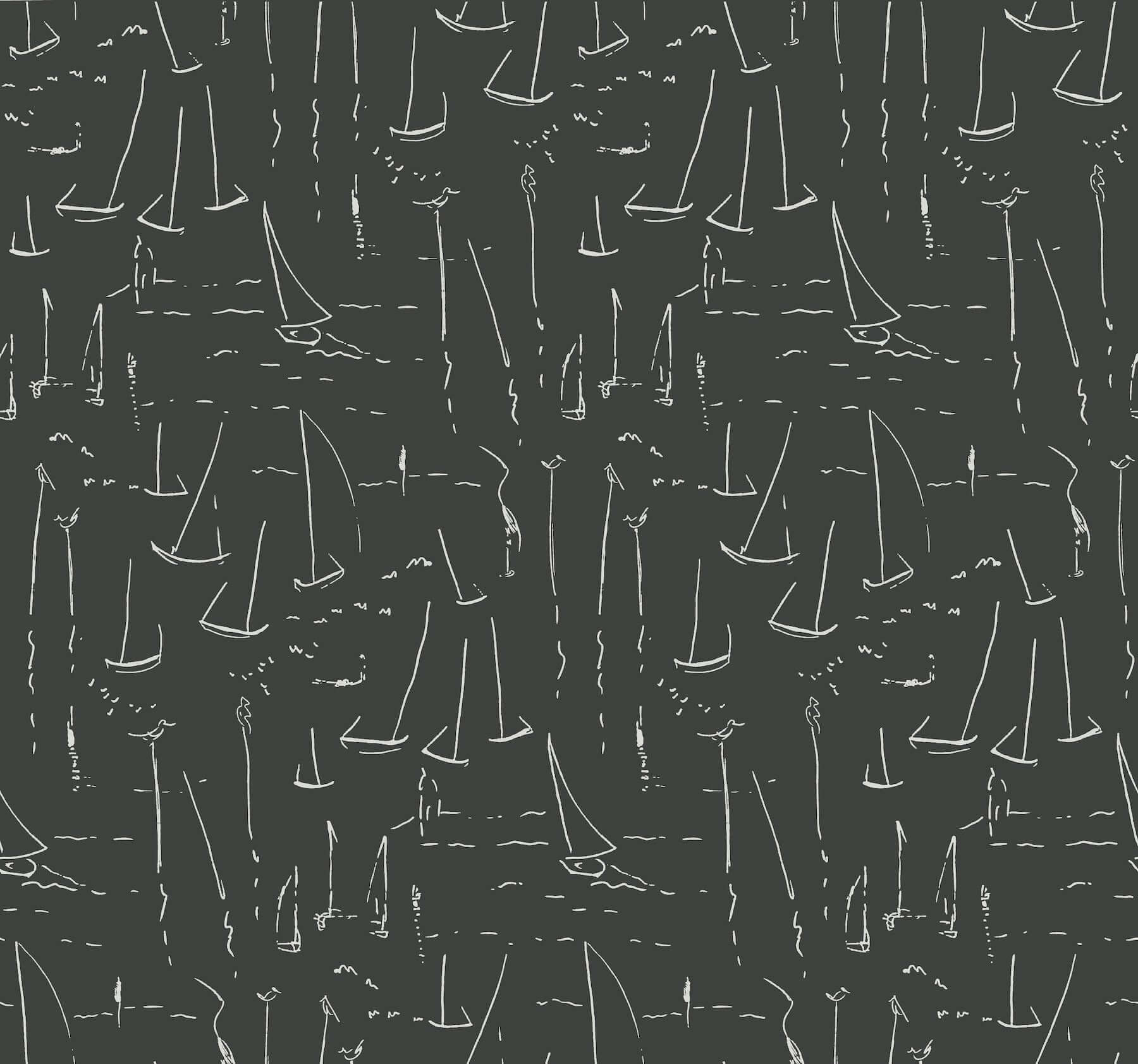 vermillion-coast-carbon-black-wallpaper-york-wallcoverings-zm2842 - York Wallcoverings Wallpaper