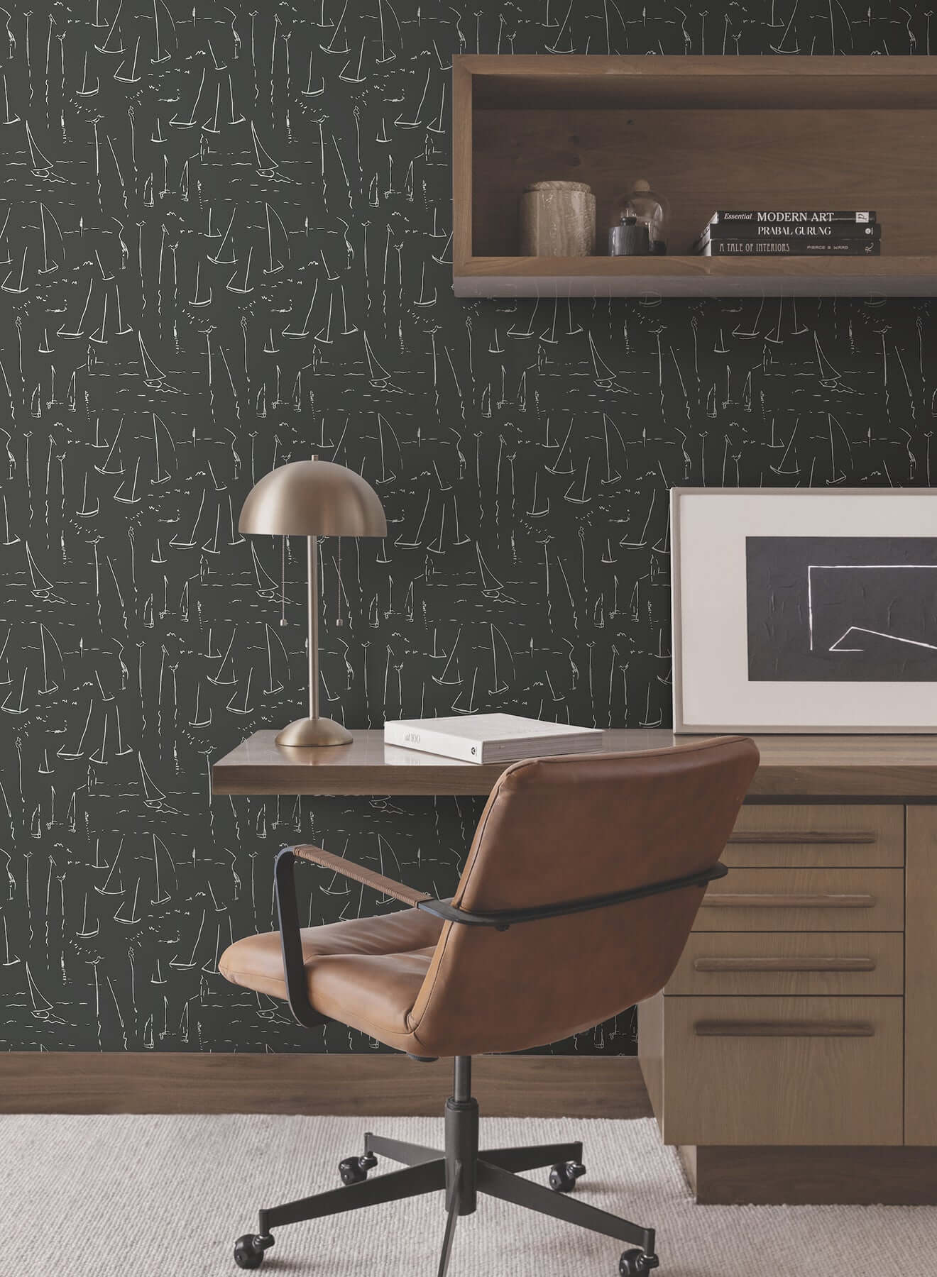 vermillion-coast-carbon-black-wallpaper-york-wallcoverings-zm2842 - York Wallcoverings Wallpaper