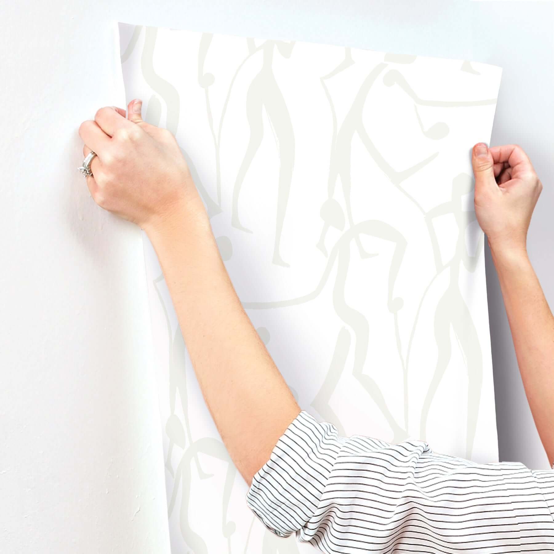 joyful-dancers-pearl-wallpaper-york-wallcoverings-zm2833 - York Wallcoverings Wallpaper