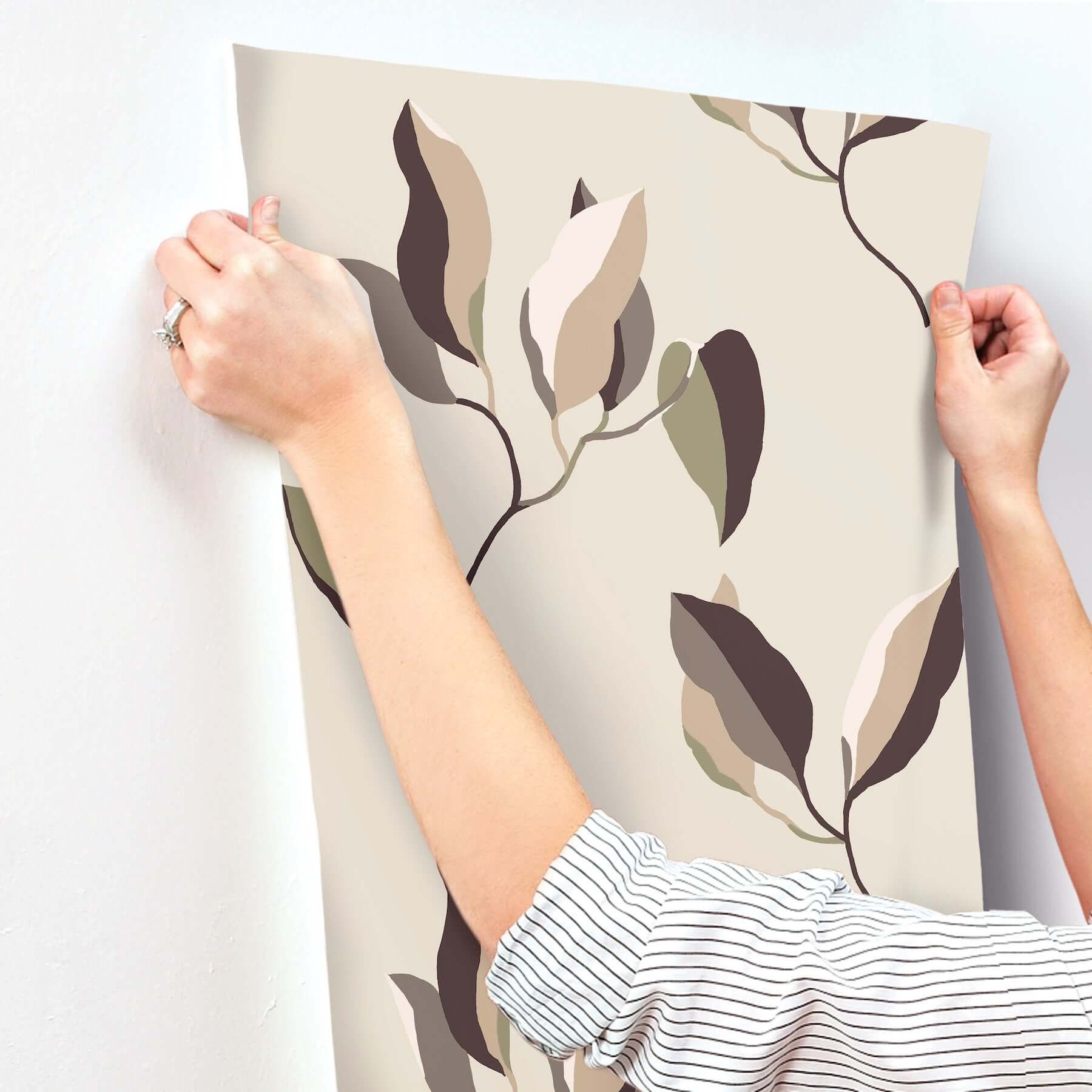 brushwork-branches-violet-wallpaper-york-wallcoverings-zm2875 - York Wallcoverings Wallpaper