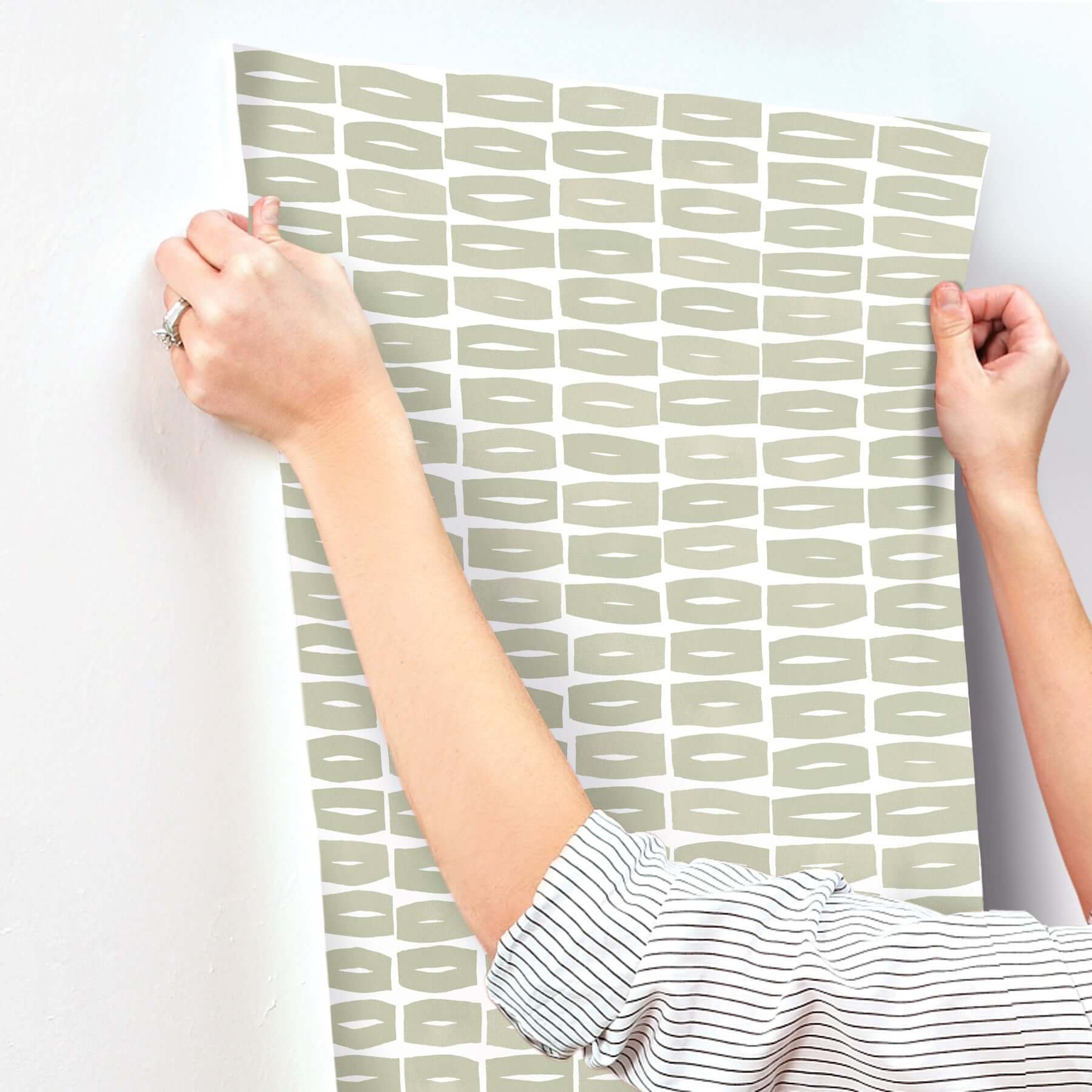 modernist-motif-leaf-wallpaper-york-wallcoverings-zm2862 - York Wallcoverings Wallpaper