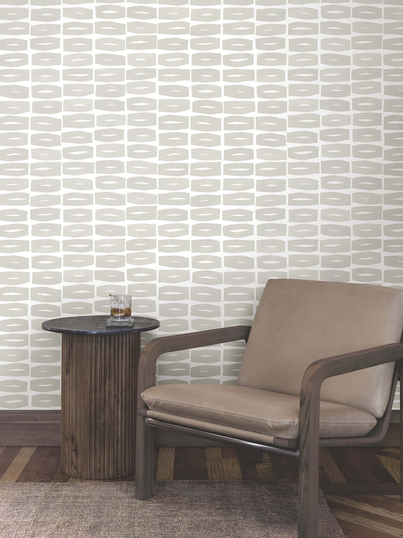 modernist-motif-lichen-grey-wallpaper-york-wallcoverings-zm2863 - York Wallcoverings Wallpaper