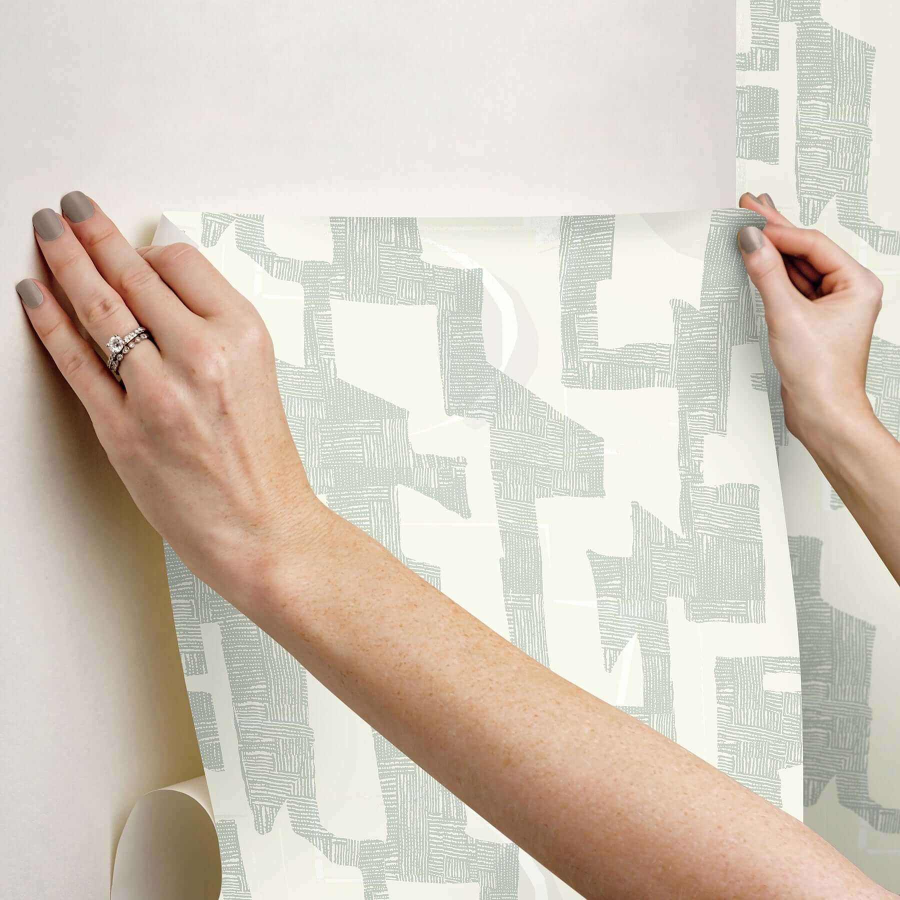 tribe-jade-premium-peel-stick-wallpaper-york-wallcoverings-psw1668rl - York Wallcoverings Wallpaper
