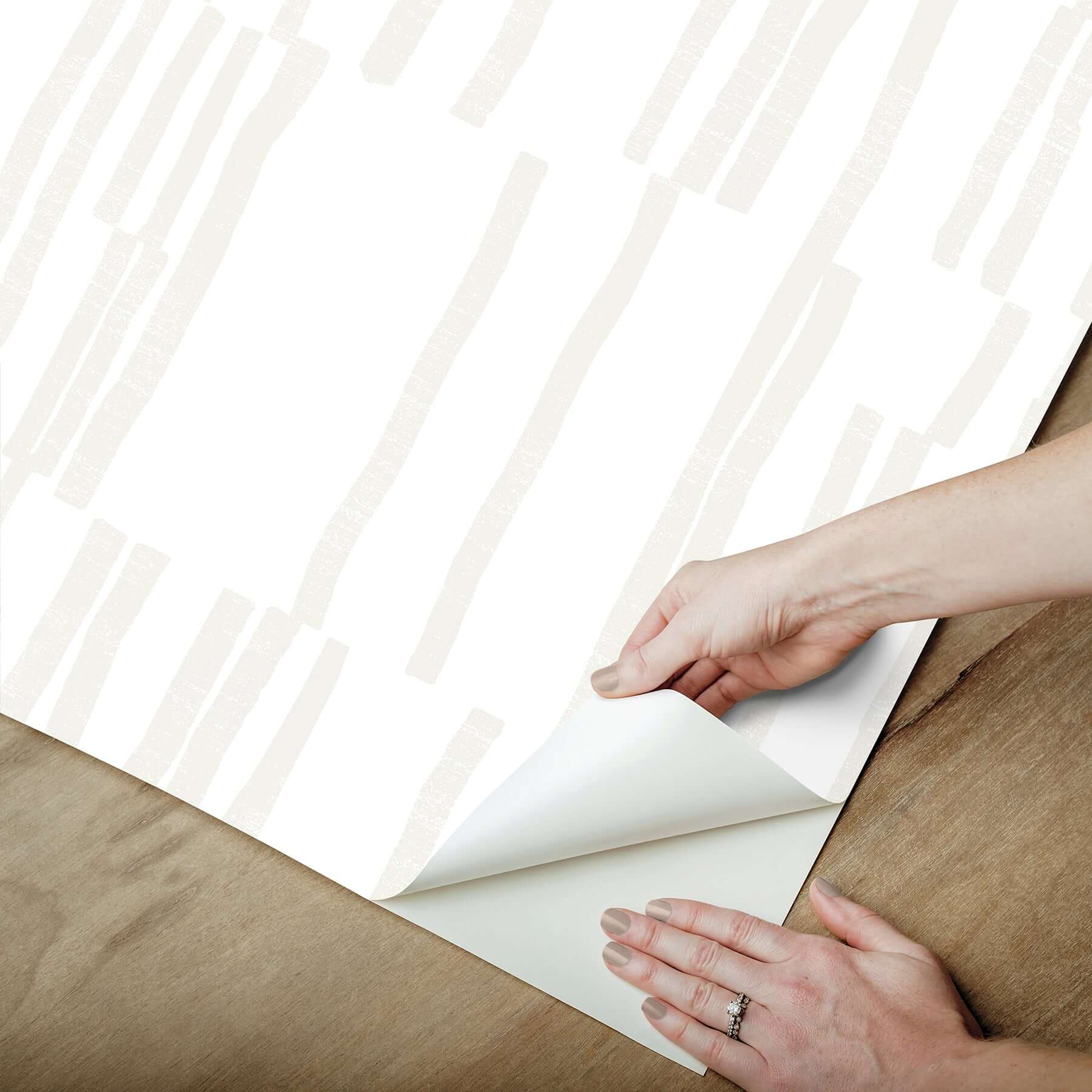 koso-pearl-white-premium-peel-stick-wallpaper-york-wallcoverings-psw1660rl - York Wallcoverings Wallpaper