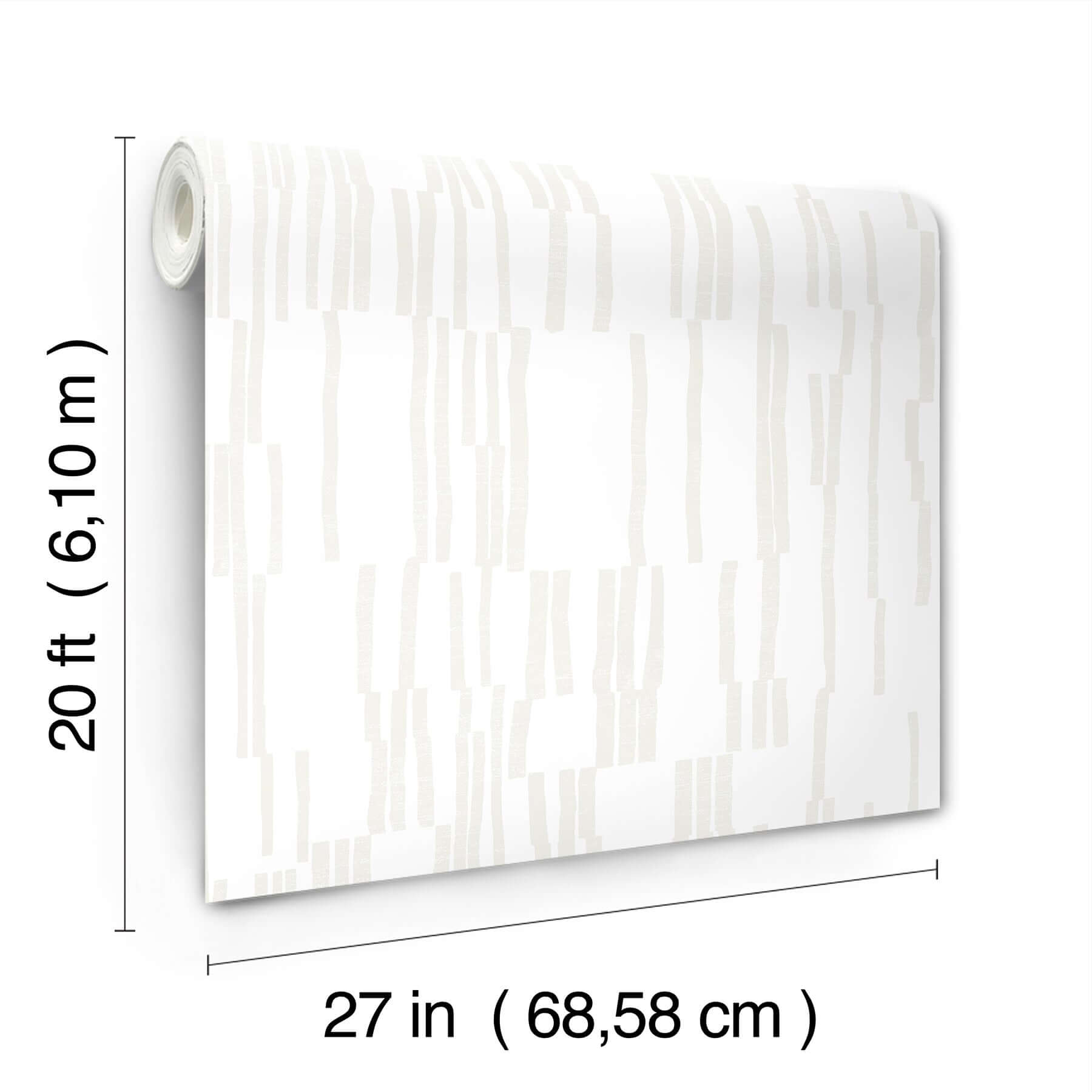 koso-pearl-white-premium-peel-stick-wallpaper-york-wallcoverings-psw1660rl - York Wallcoverings Wallpaper