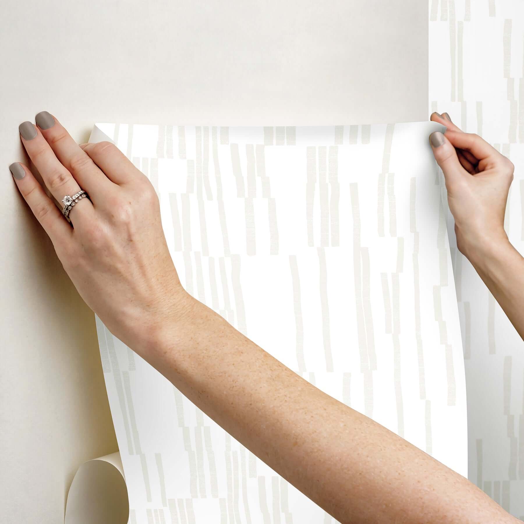 koso-pearl-white-premium-peel-stick-wallpaper-york-wallcoverings-psw1660rl - York Wallcoverings Wallpaper