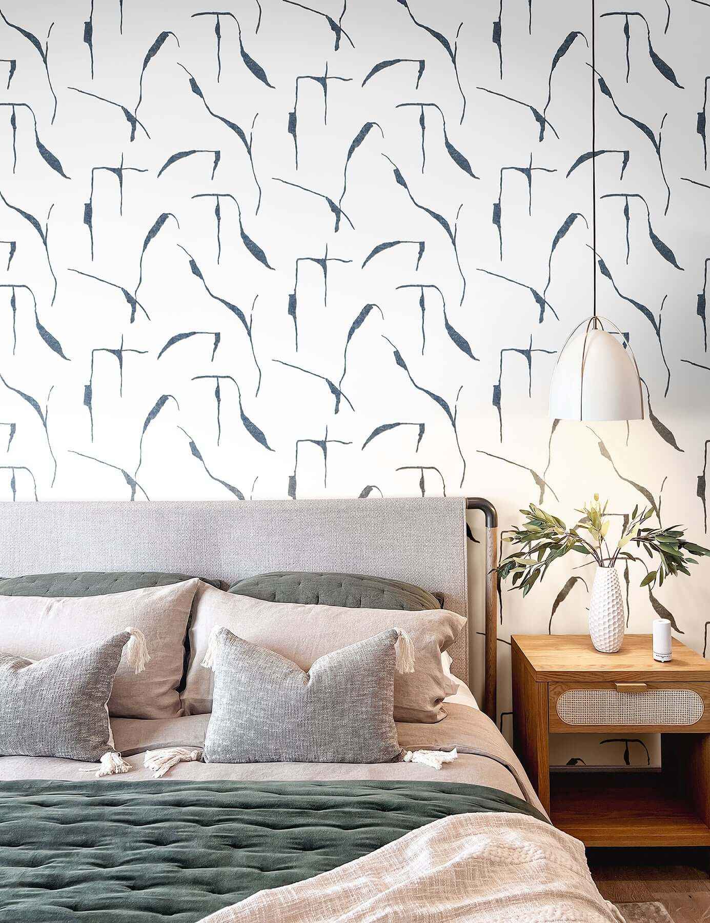 Ivory Coast Navy & Glint Premium Peel + Stick Wallpaper - York Wallcoverings - PSW1653RL - York Wallcoverings Wallpaper