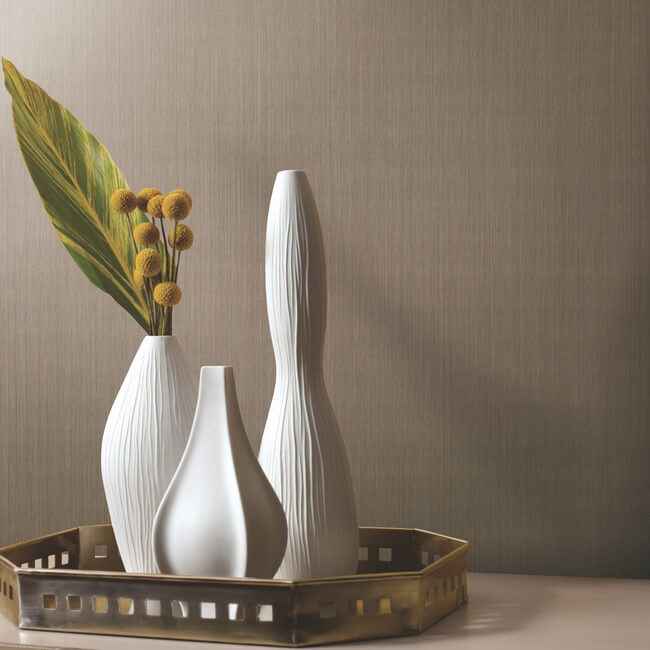 Vertical Silk Black Wallpaper - York Wallcoverings - VG4432 - York Wallcoverings Wallpaper