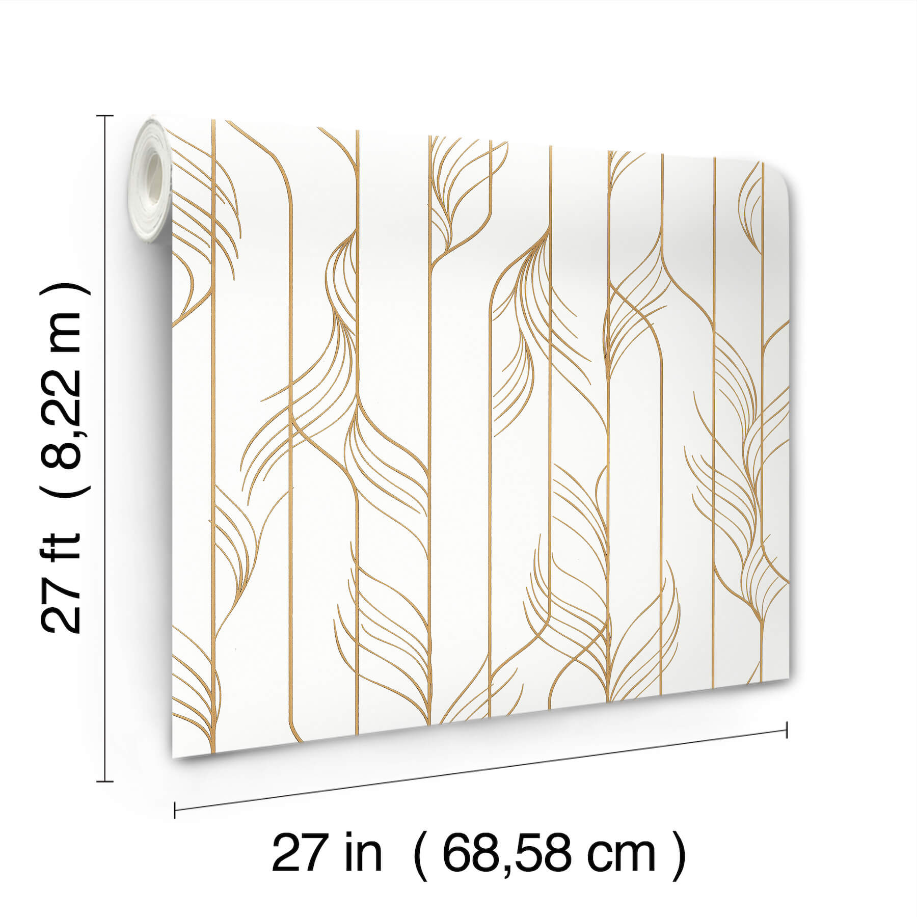 elemental-thread-white-gold-wallpaper-york-wallcoverings-df3301 - York Wallcoverings Wallpaper