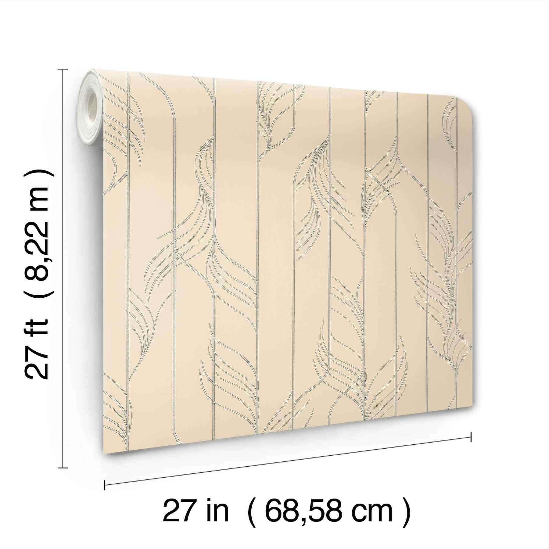 Elemental Thread Neutral Pearl & Silver Wallpaper - York Wallcoverings - DF3303 - York Wallcoverings Wallpaper