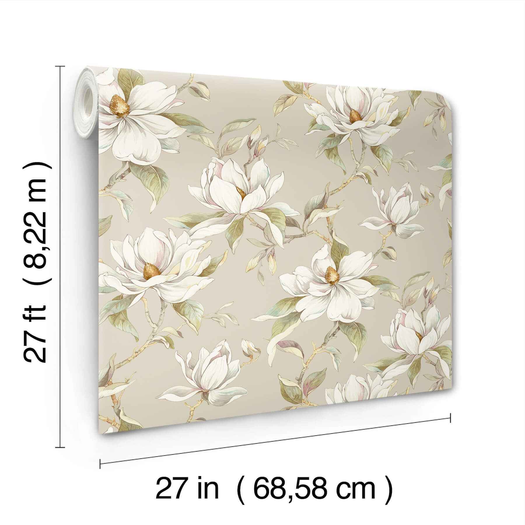 Garden Jewels Linen Wallpaper - York Wallcoverings - DF3312 - York Wallcoverings Wallpaper
