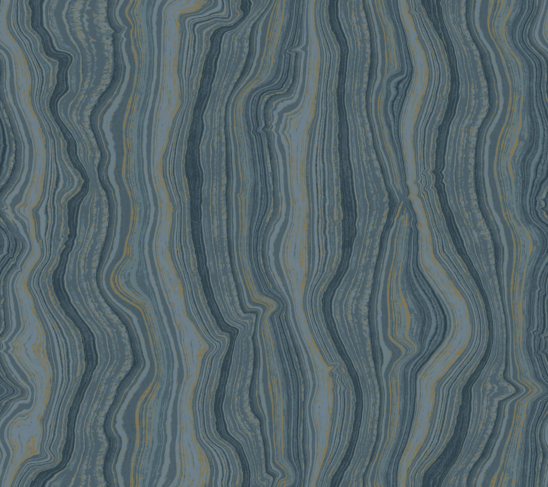 mineral-shimmer-denim-gold-wallpaper-york-wallcoverings-df3321 - York Wallcoverings Wallpaper