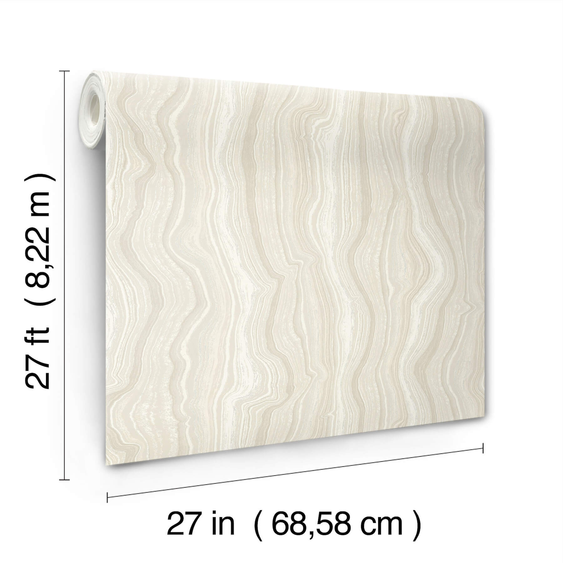 Mineral Shimmer White & Pearl Wallpaper - York Wallcoverings - DF3322 - York Wallcoverings Wallpaper