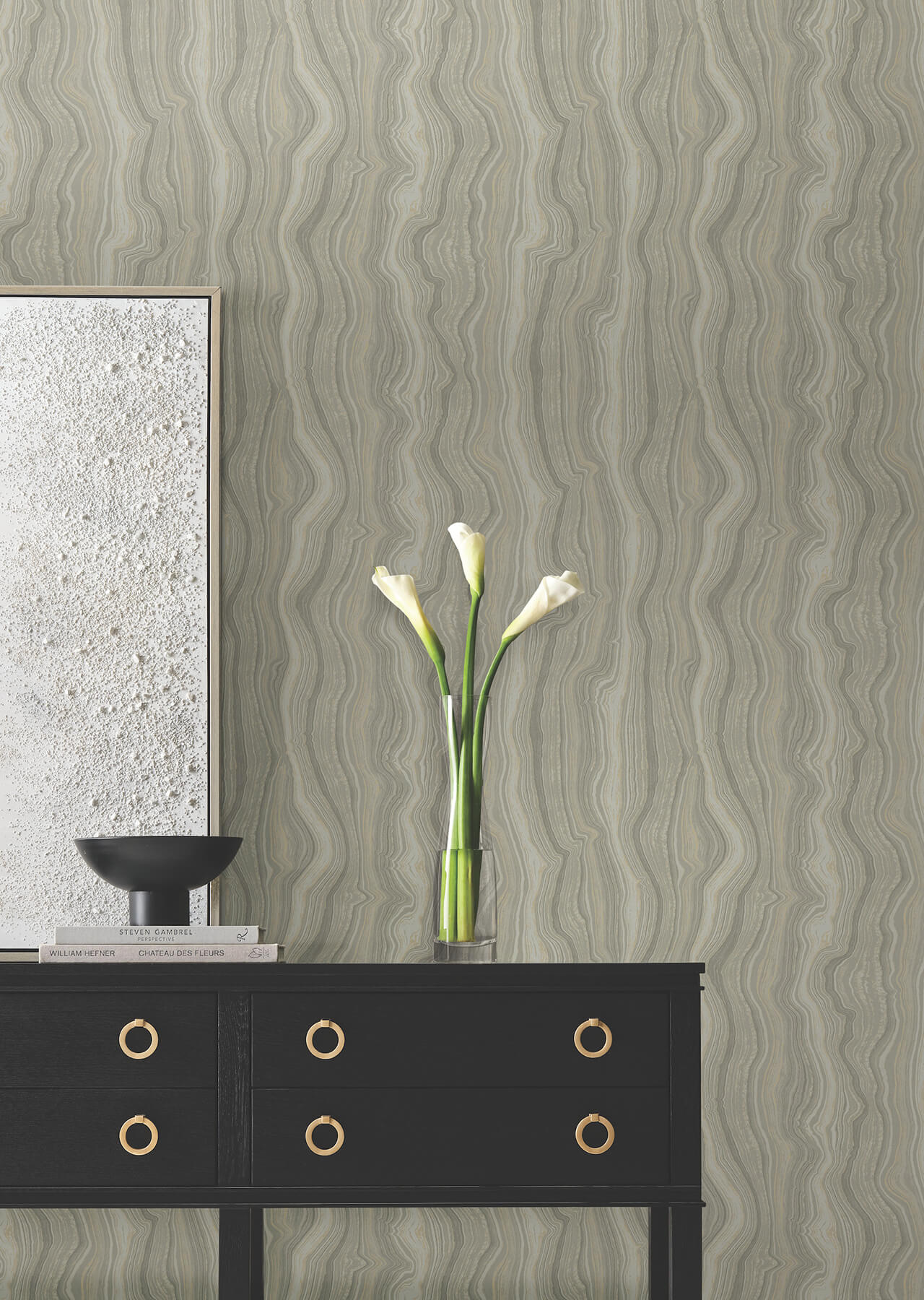 mineral-shimmer-taupe-pearl-wallpaper-york-wallcoverings-df3325 - York Wallcoverings Wallpaper