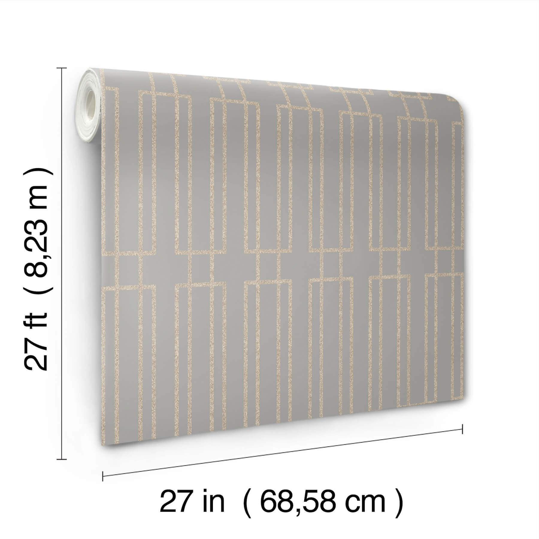 terrace-taupe-wallpaper-york-wallcoverings-df3327 - York Wallcoverings Wallpaper