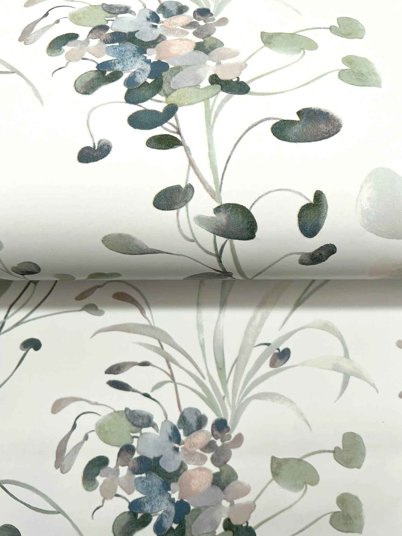 Spring Whispers Jade Wallpaper - York Wallcoverings - DF3341