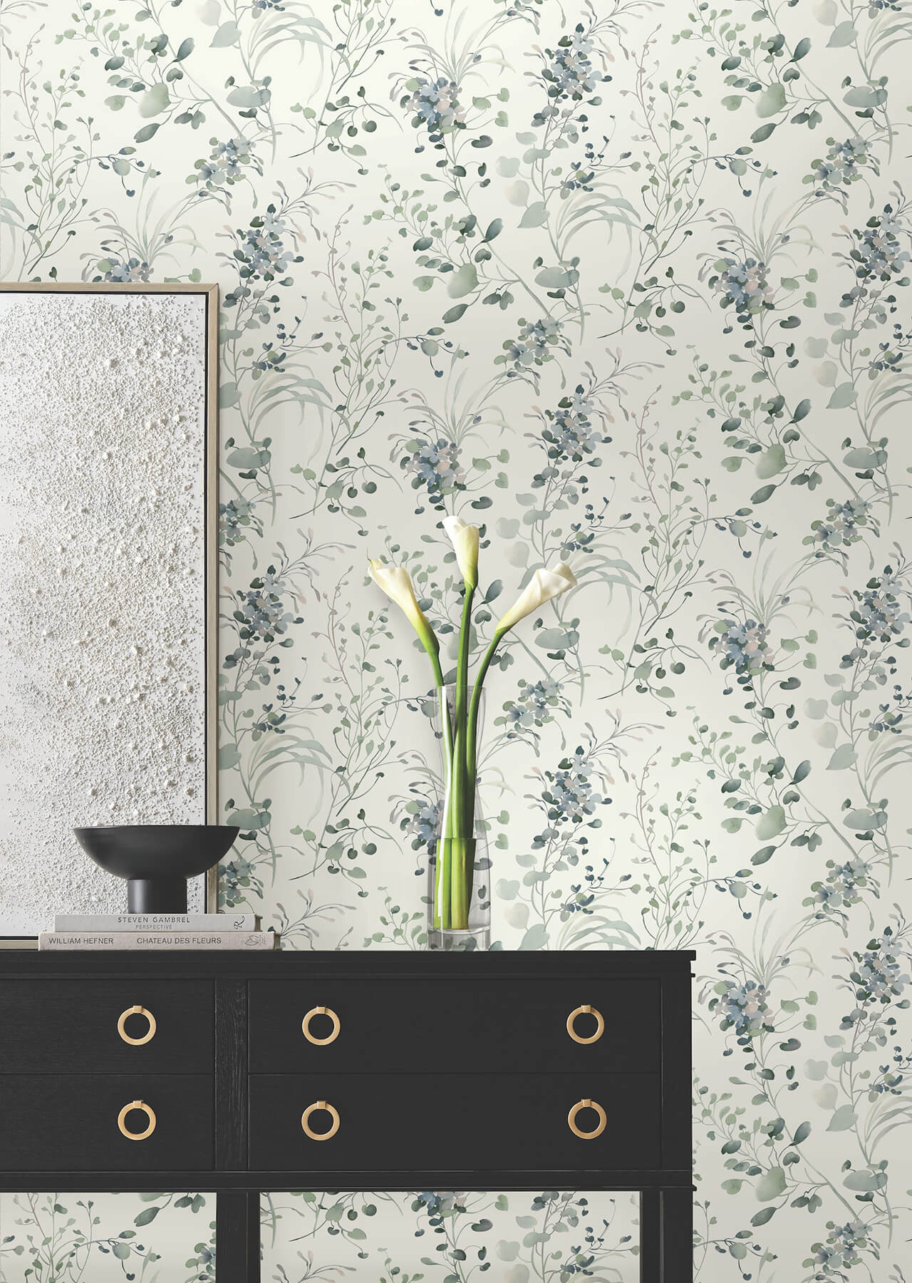 spring-whispers-jade-wallpaper-york-wallcoverings-df3341 - York Wallcoverings Wallpaper