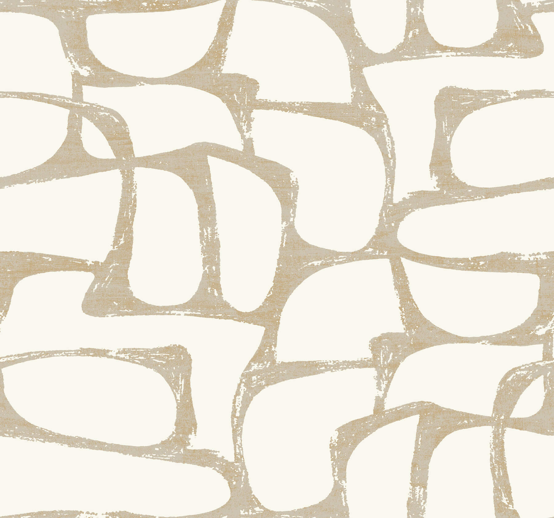 craftsman-geometric-white-gold-wallpaper-york-wallcoverings-df3351 - York Wallcoverings Wallpaper