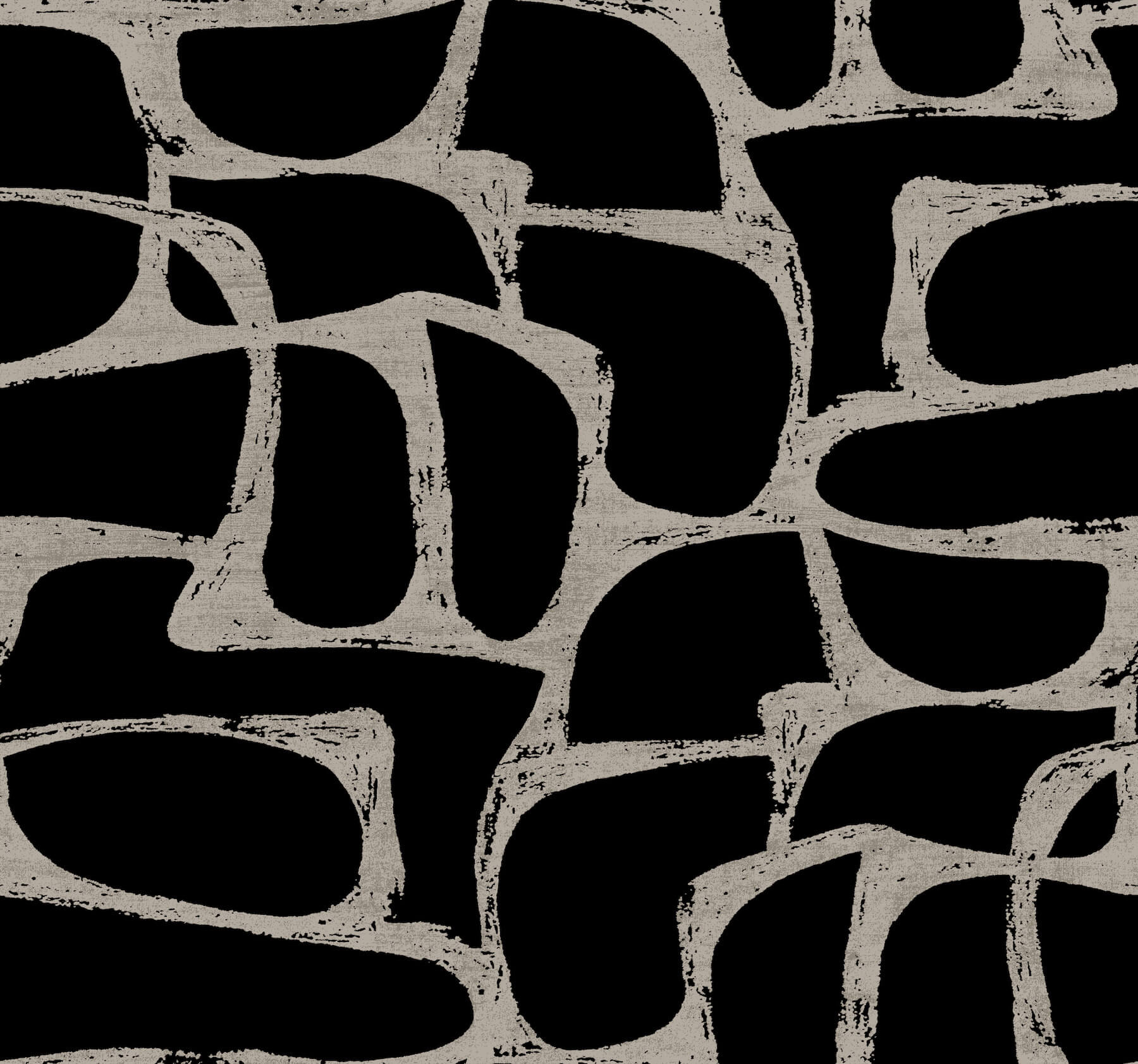 craftsman-geometric-black-wallpaper-york-wallcoverings-df3352 - York Wallcoverings Wallpaper