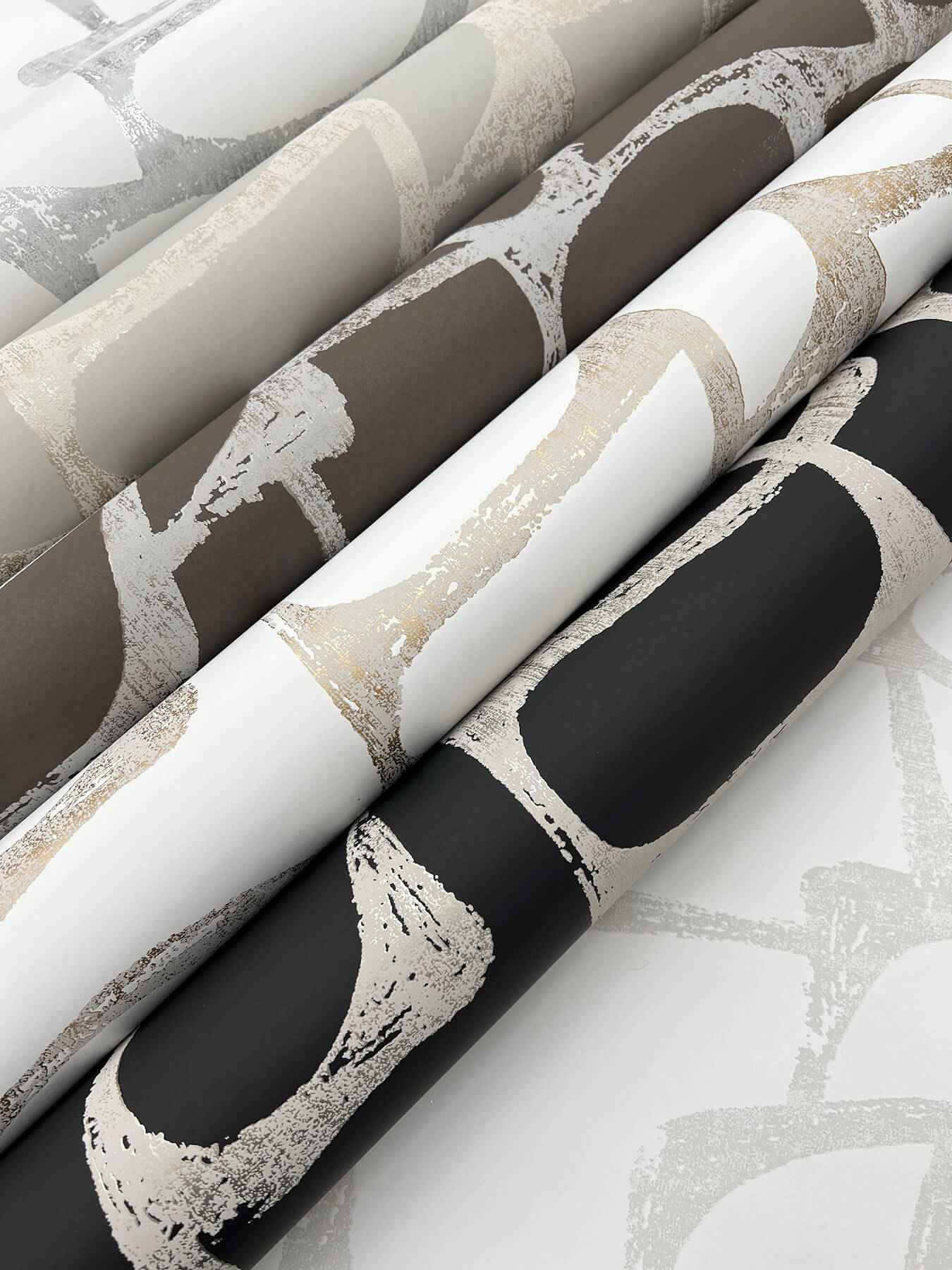 Craftsman Geometric White & Soft Grey Wallpaper - York Wallcoverings - DF3353 - York Wallcoverings Wallpaper