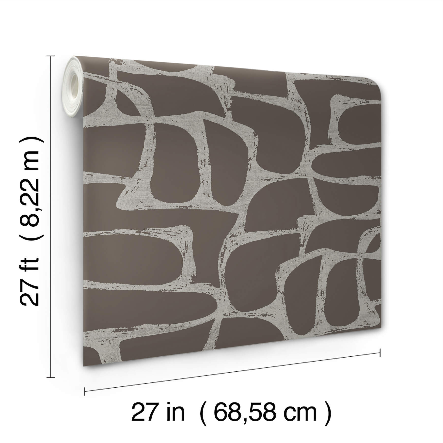 craftsman-geometric-mocha-wallpaper-york-wallcoverings-df3355 - York Wallcoverings Wallpaper